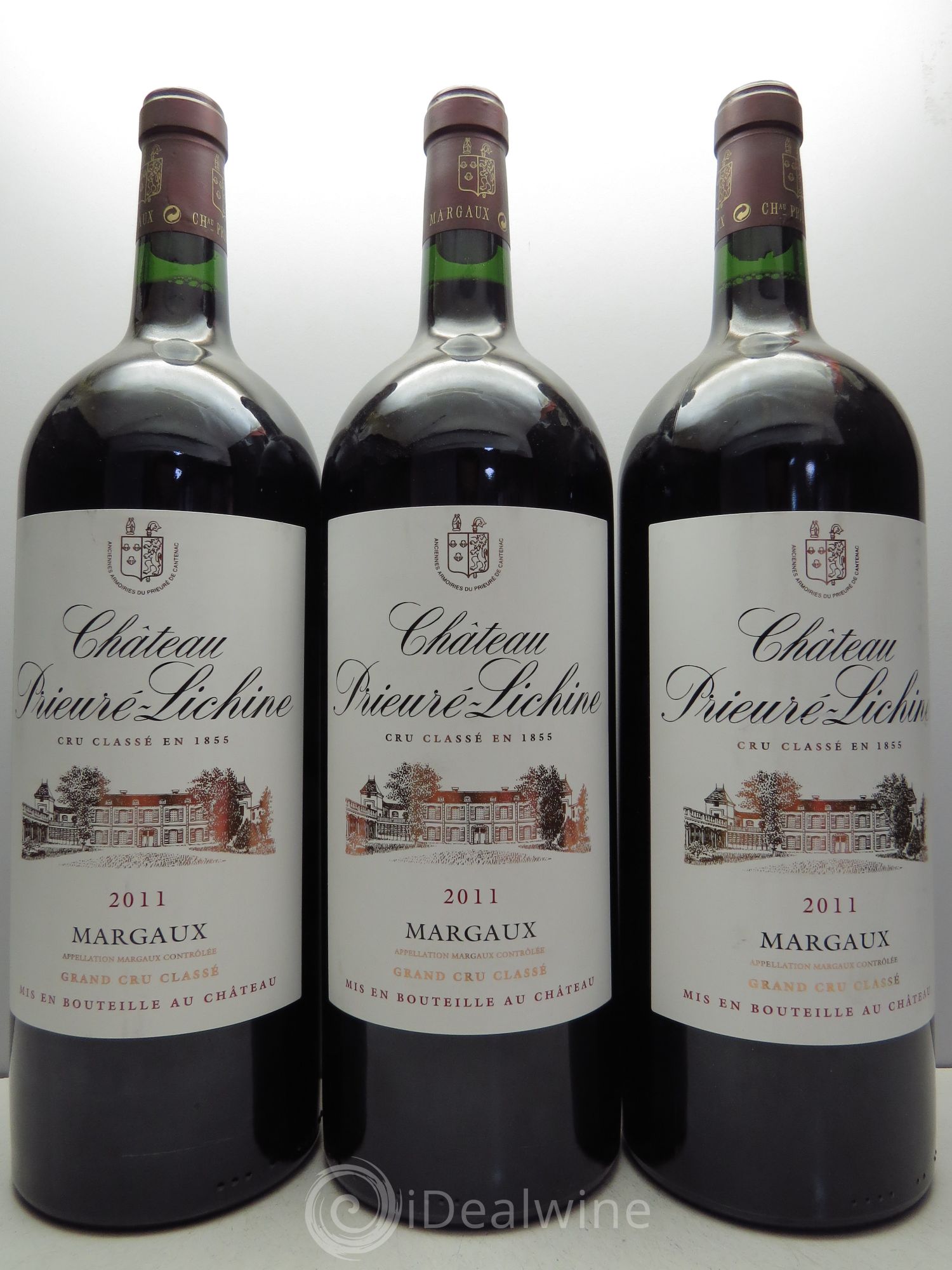 Château Prieuré Lichine 4ème Grand Cru Classé 2011 - Lot de 3 magnums - 0
