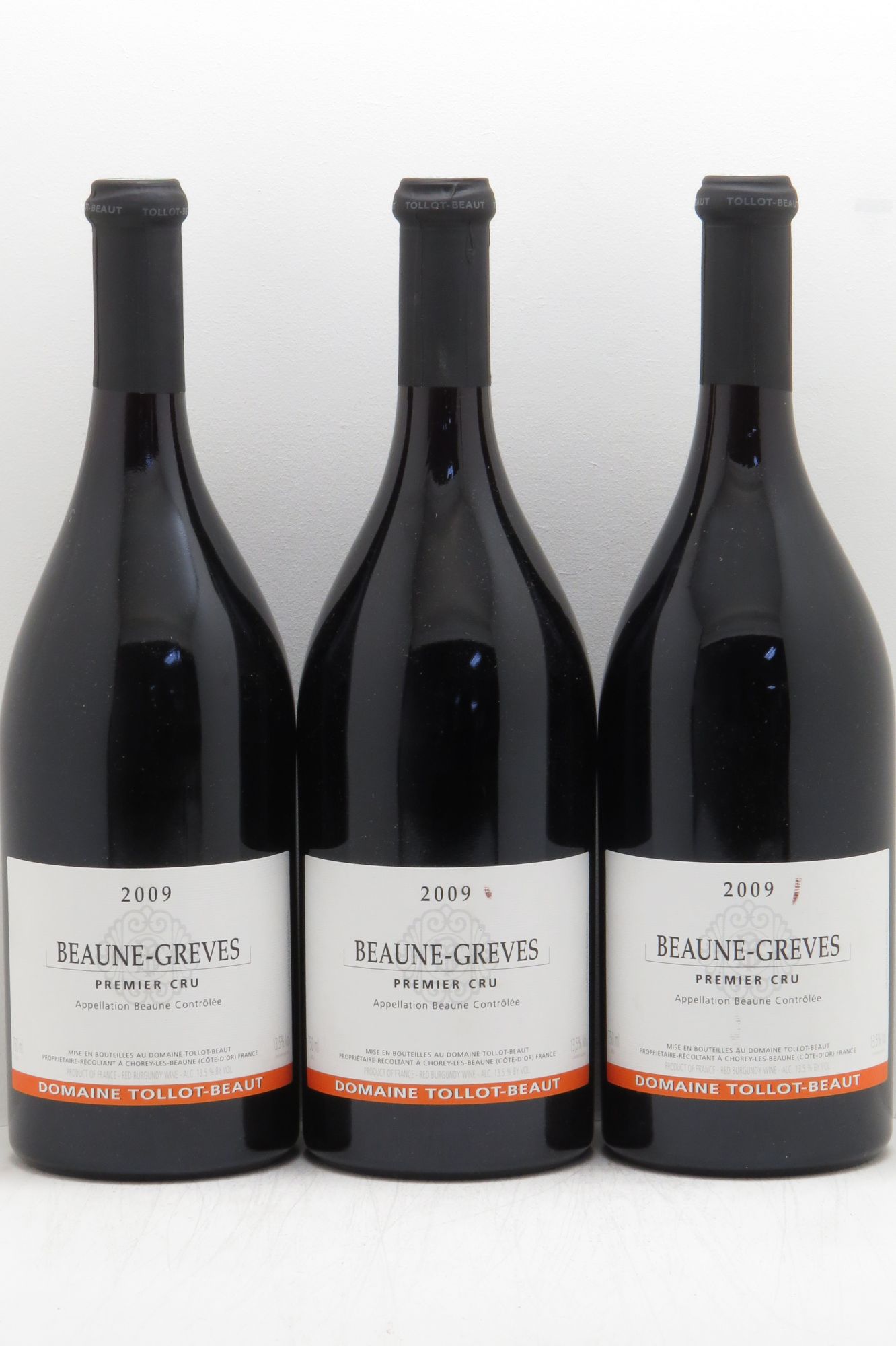 Beaune 1er Cru (sans prix de réserve - no reserve) 2009 - Posten von 3 Flaschen - 0