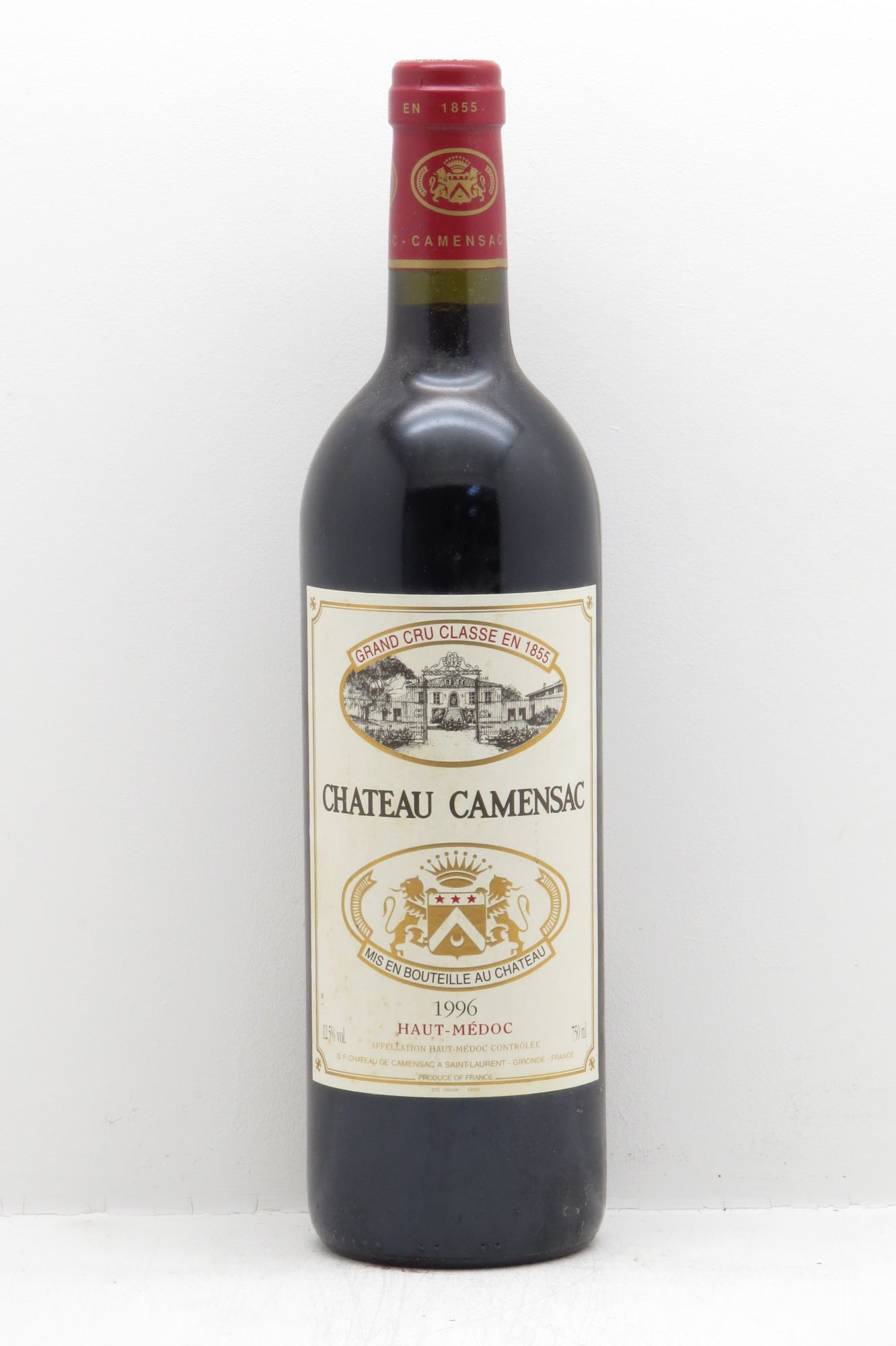 Château Camensac 5ème Grand Cru Classé null 1996 - Lot of 1 bottle - 0