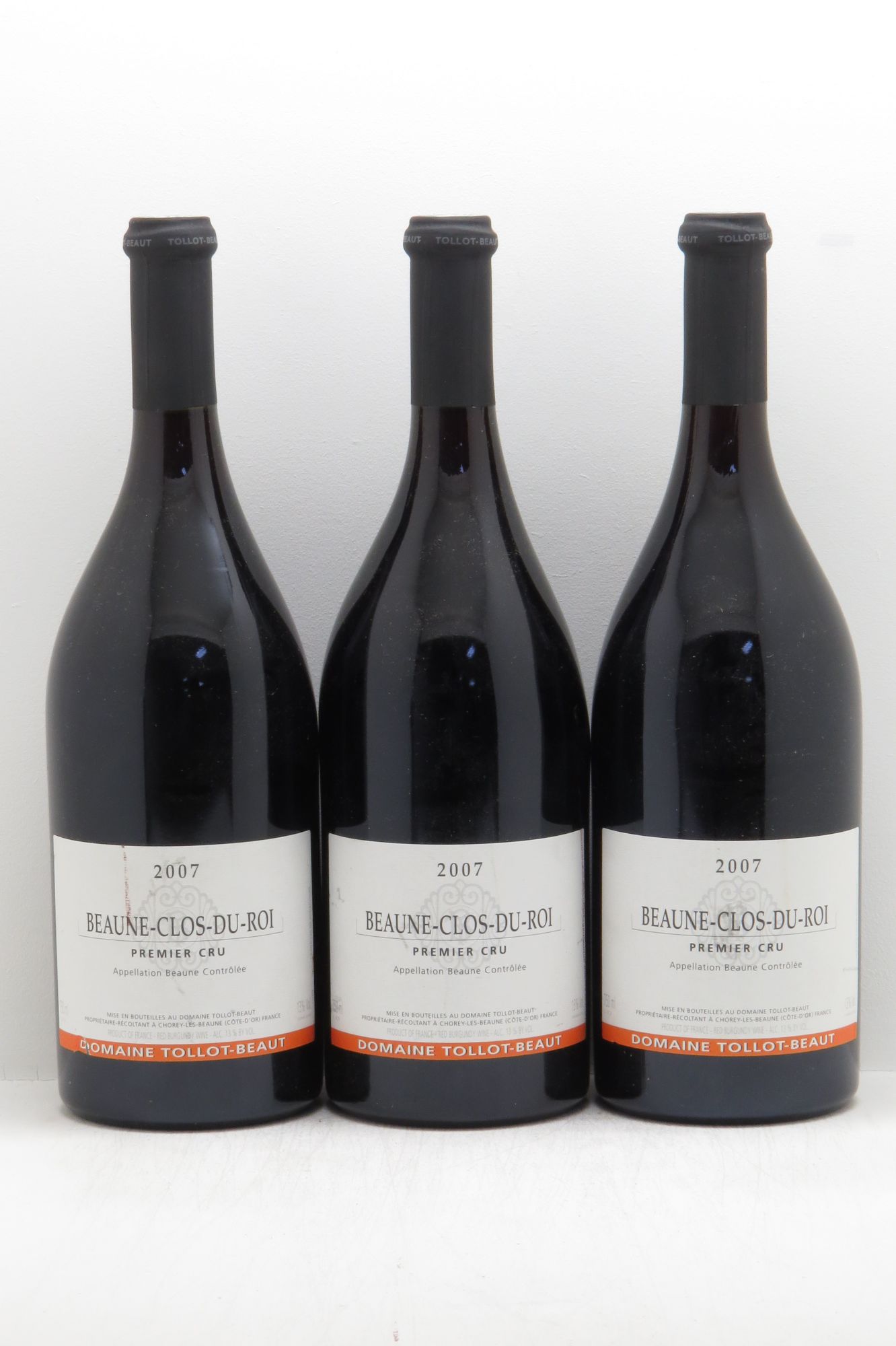 Beaune 1er Cru (sans prix de réserve - no reserve) 2007 - Posten von 3 Flaschen - 0