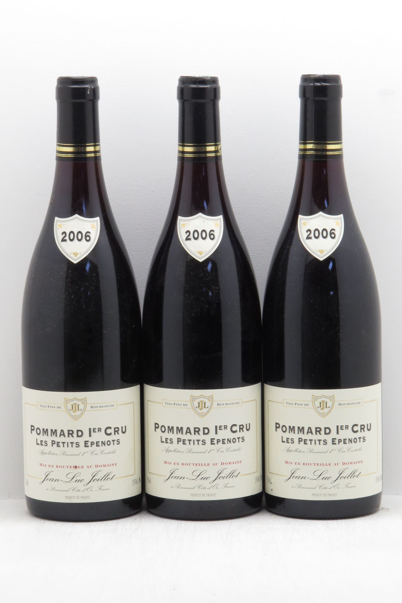 Pommard 1er Cru Jean-Luc Joillot (sans prix de réserve - no reserve) 2006 - Posten von 3 Flaschen - 0