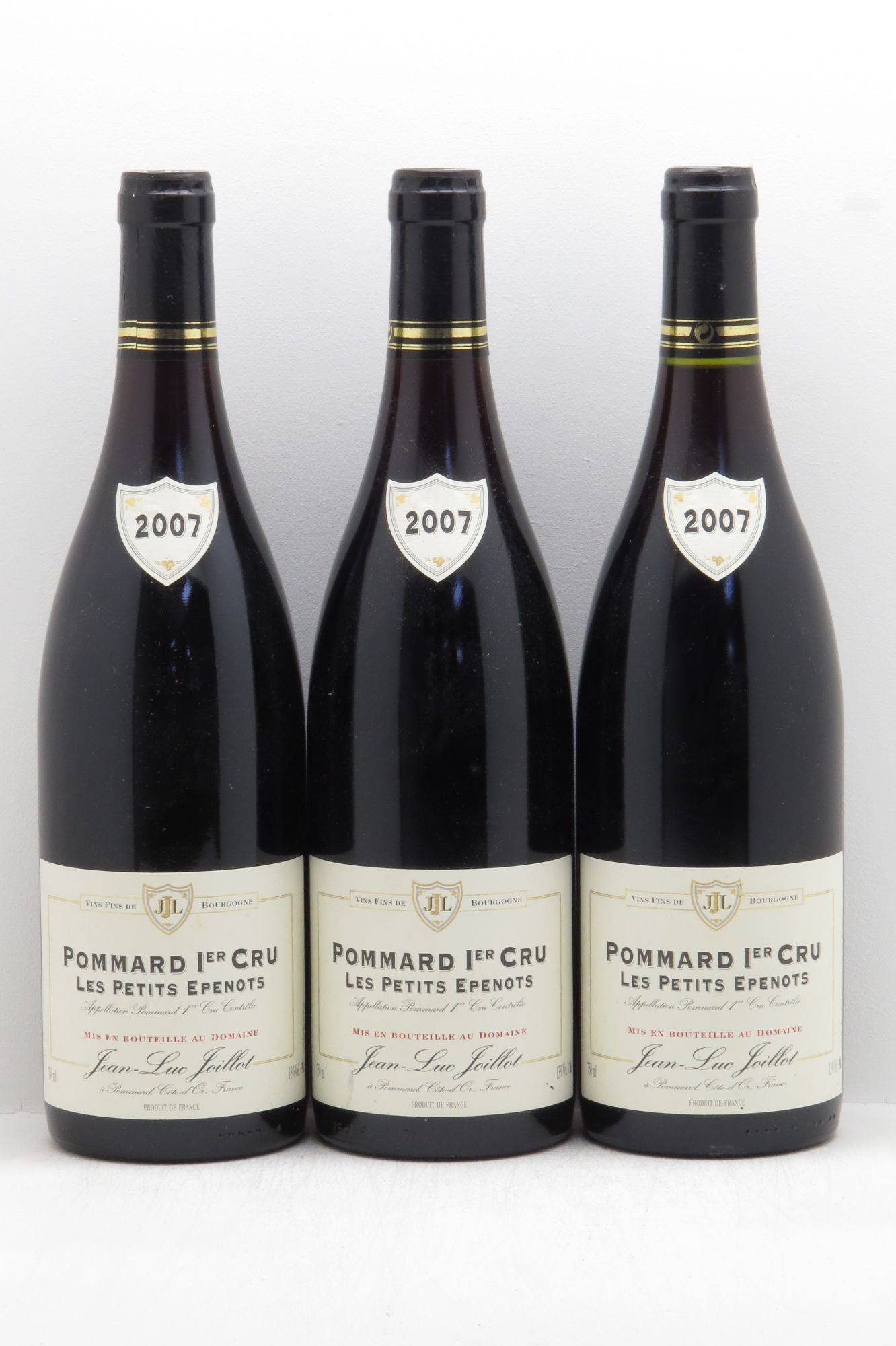 Pommard 1er Cru Jean-Luc Joillot (sans prix de réserve - no reserve) 2007 - Posten von 3 Flaschen - 0