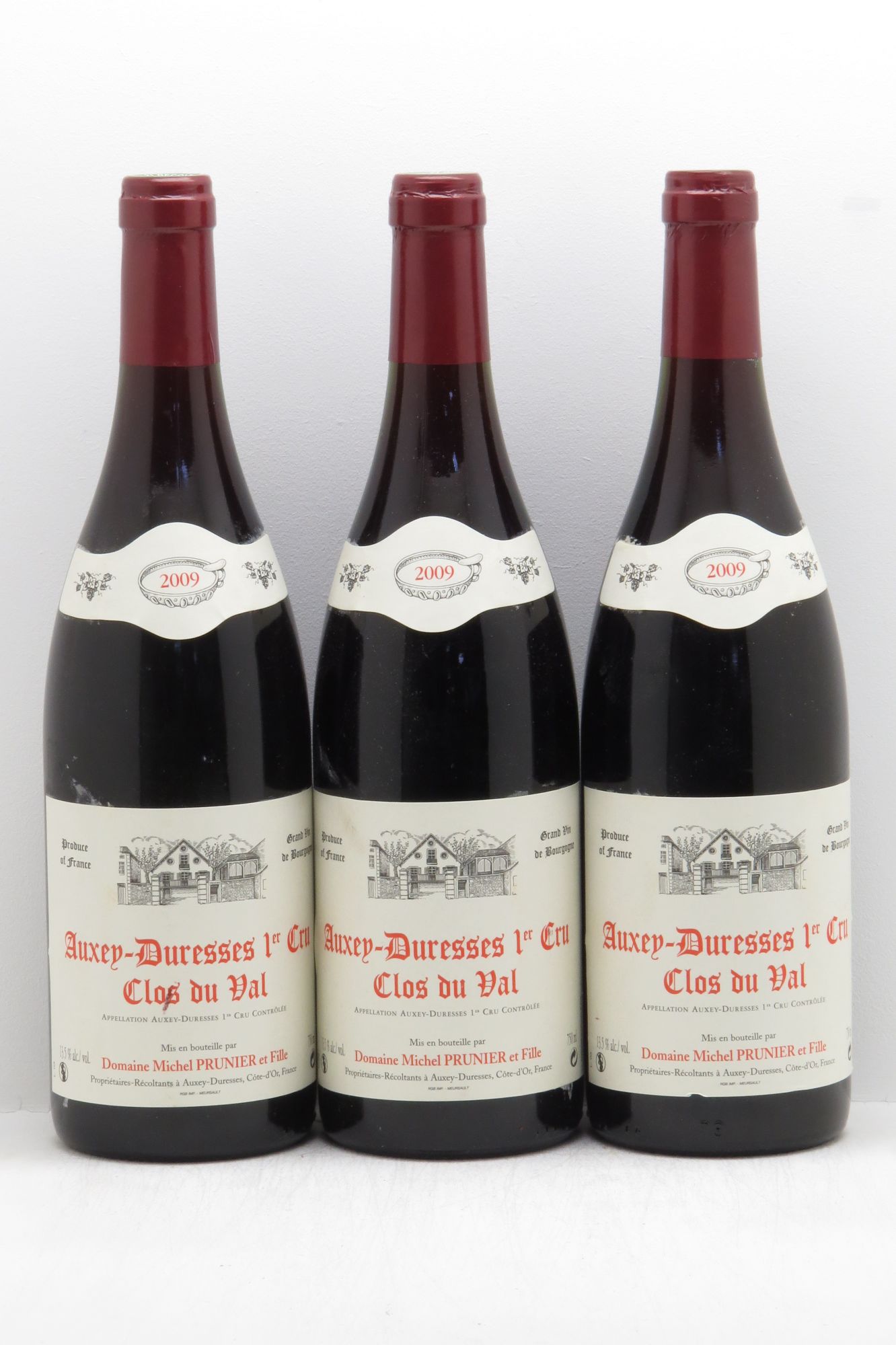 Auxey-Duresses 1er Cru null 2009 - Lot of 3 bottles - 0