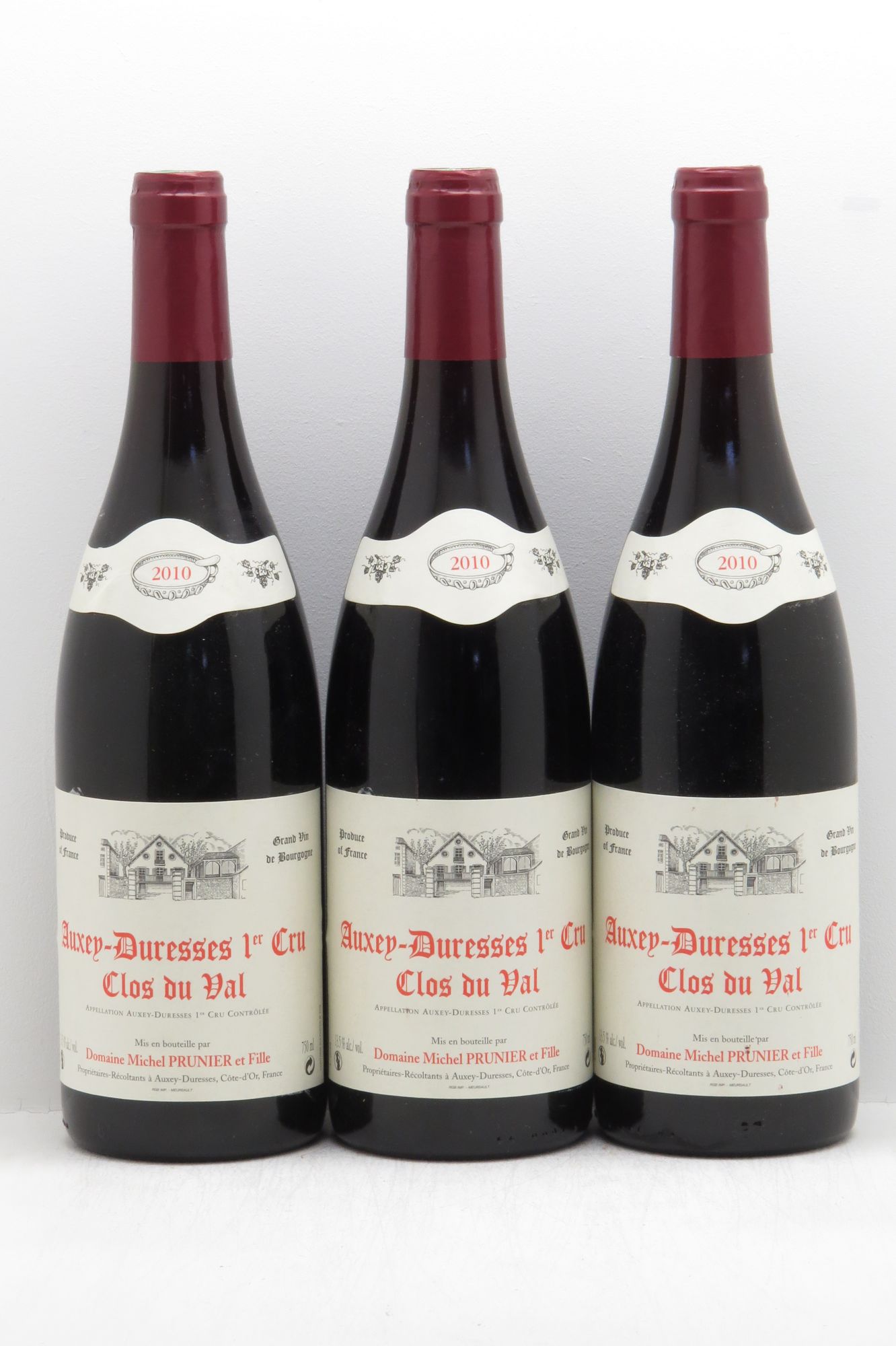 Auxey-Duresses 1er Cru null 2010 - Lot of 3 bottles - 0