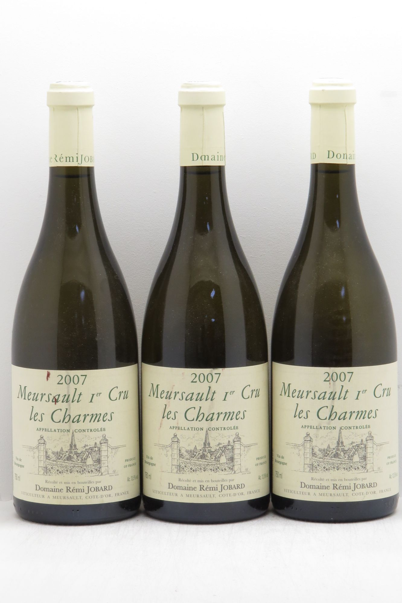 Meursault 1er Cru Rémi Jobard 2007 - Posten von 3 Flaschen - 0