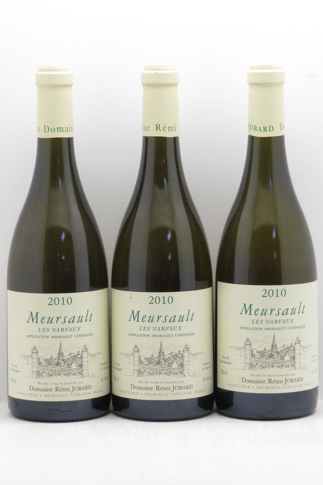 Meursault les Narvaux Jobard 2010 - Posten von 3 Flaschen - 0