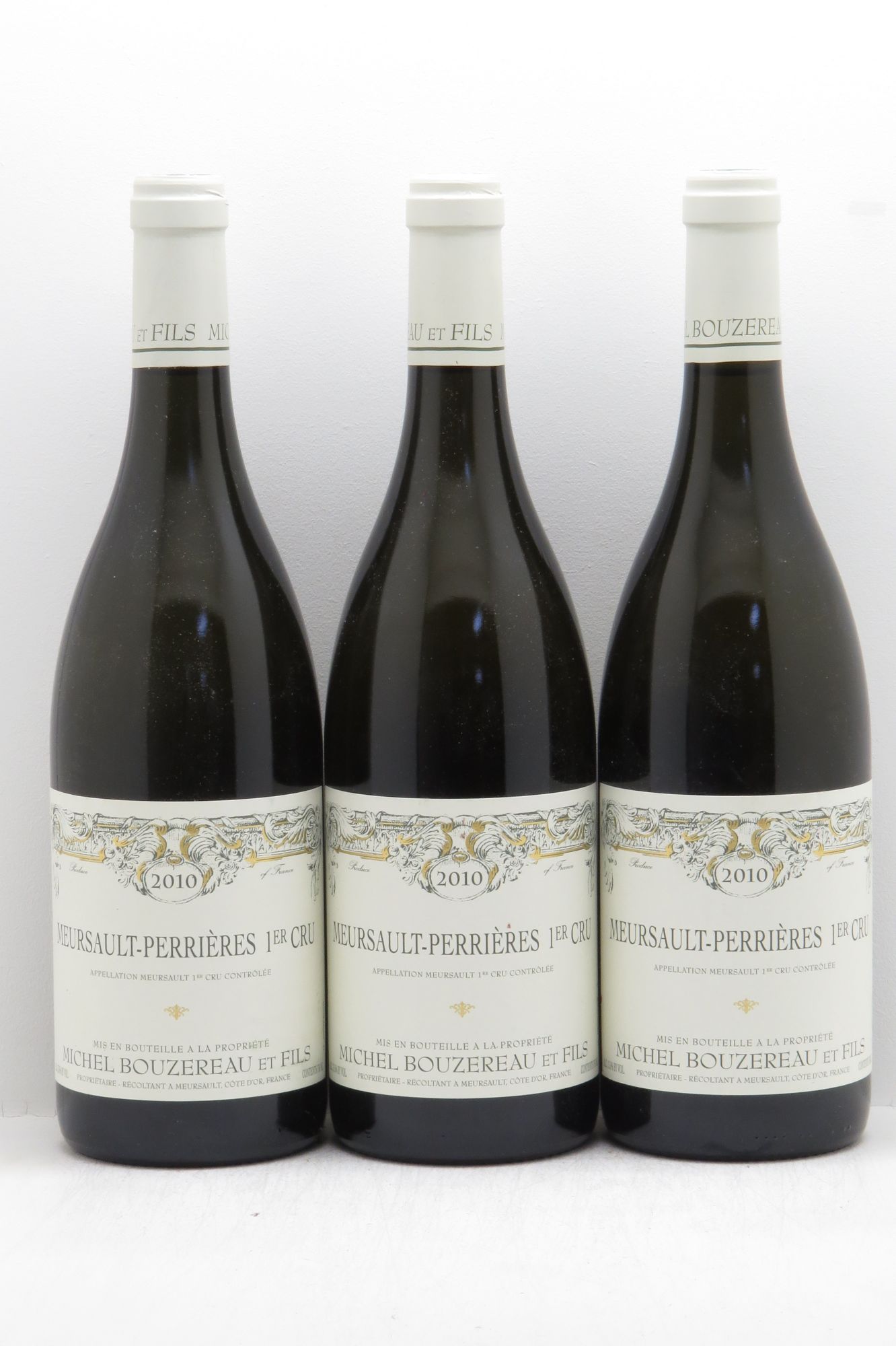 Meursault 1er Cru 2010 - Lot de 3 bouteilles - 0