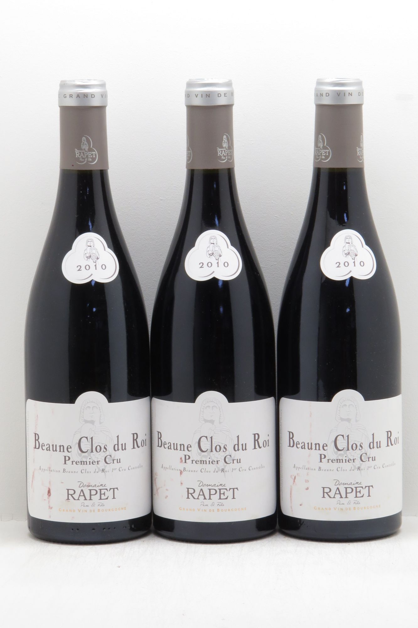 Beaune 1er Cru Domaine Rapet (sans prix de réserve - no reserve) 2010 - Posten von 3 Flaschen - 0