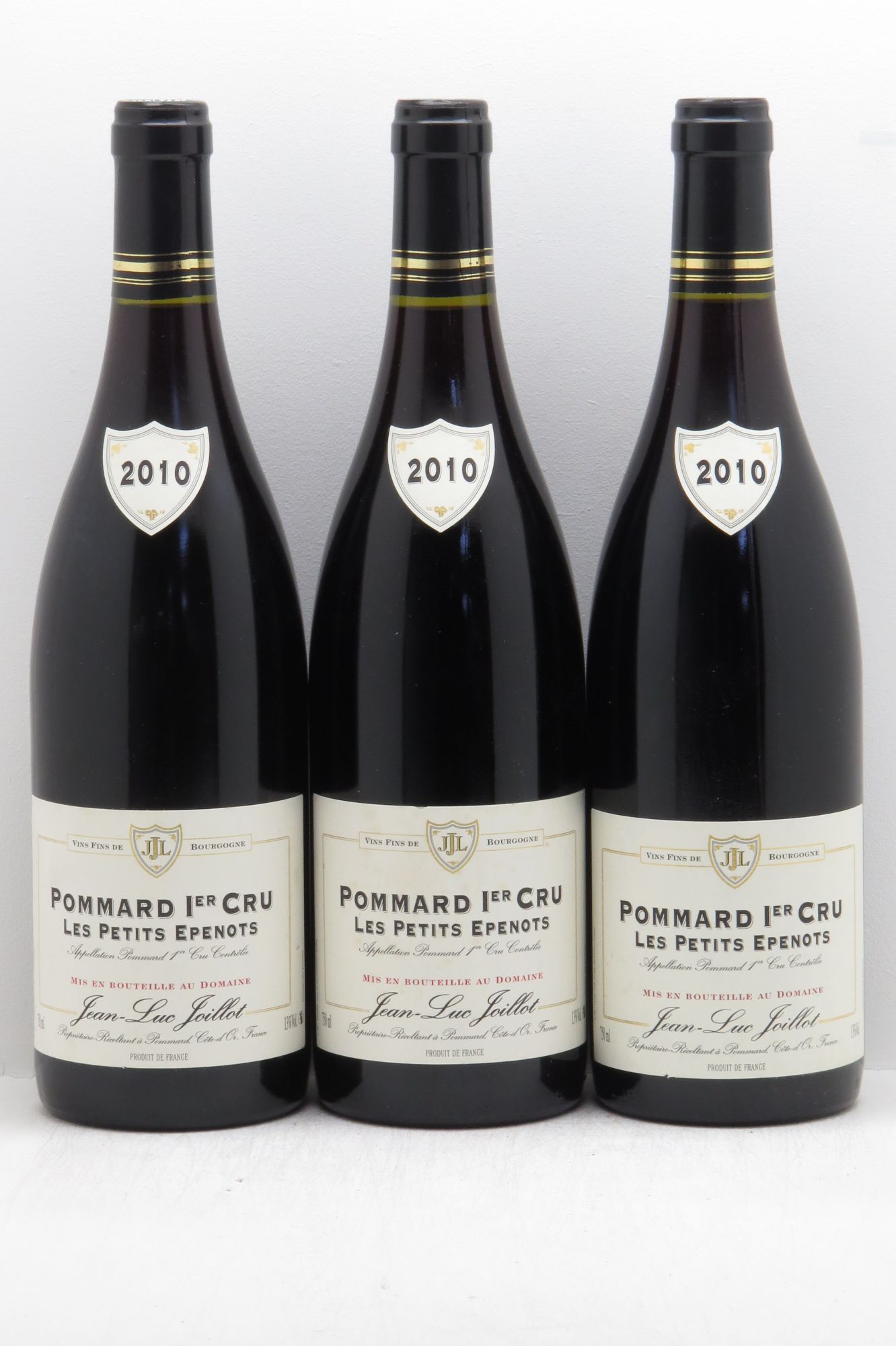 Pommard 1er Cru Jean-Luc Joillot (sans prix de réserve - no reserve) 2010 - Posten von 3 Flaschen - 0