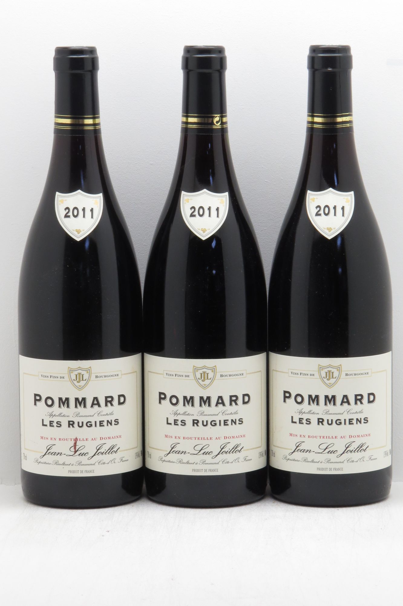 Pommard Jean-luc Joillot (sans prix de réserve - no reserve) 2011 - Posten von 3 Flaschen - 0