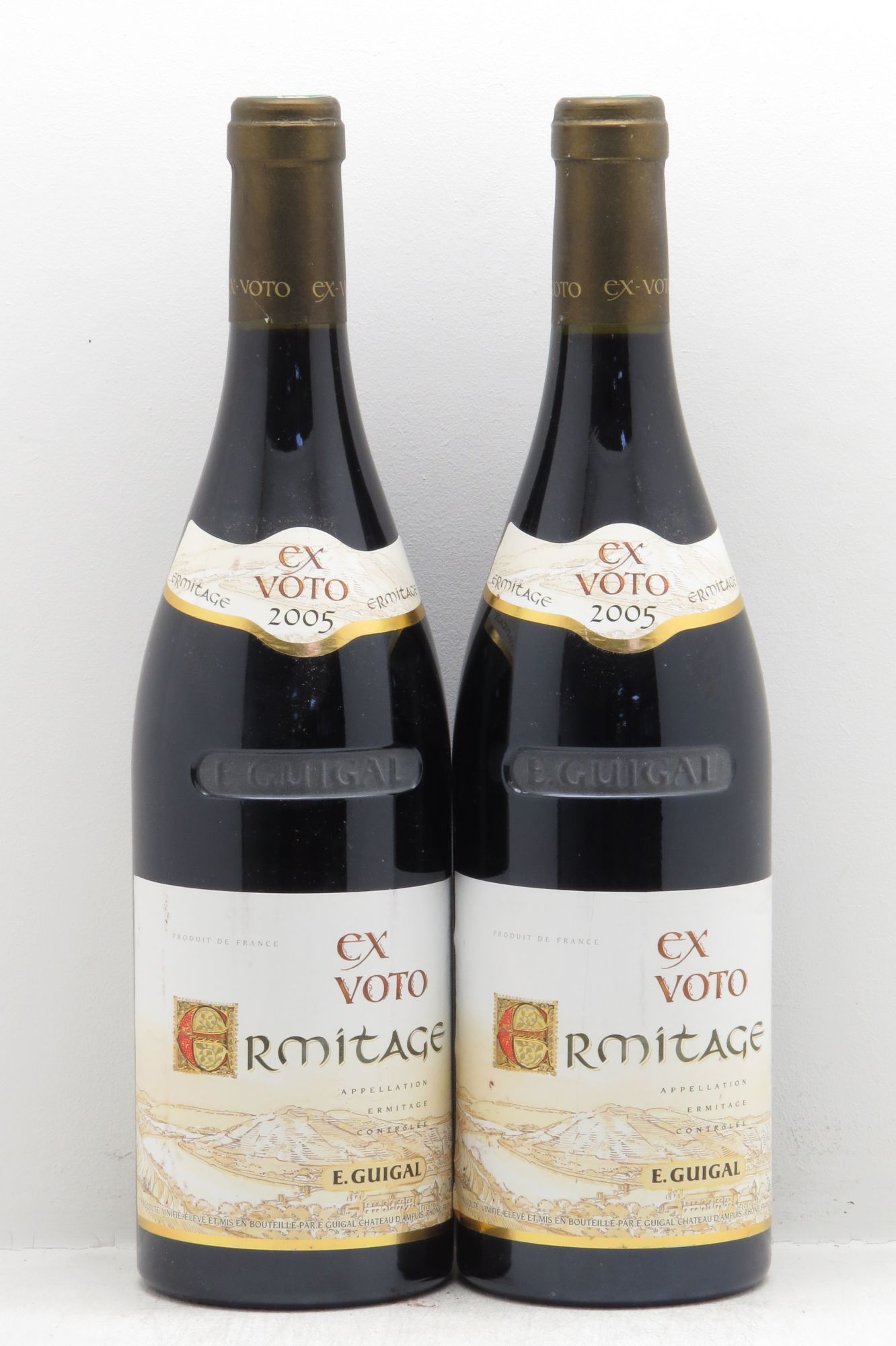 Ermitage Ex Voto Guigal 2005 - Lot de 2 bouteilles - 0