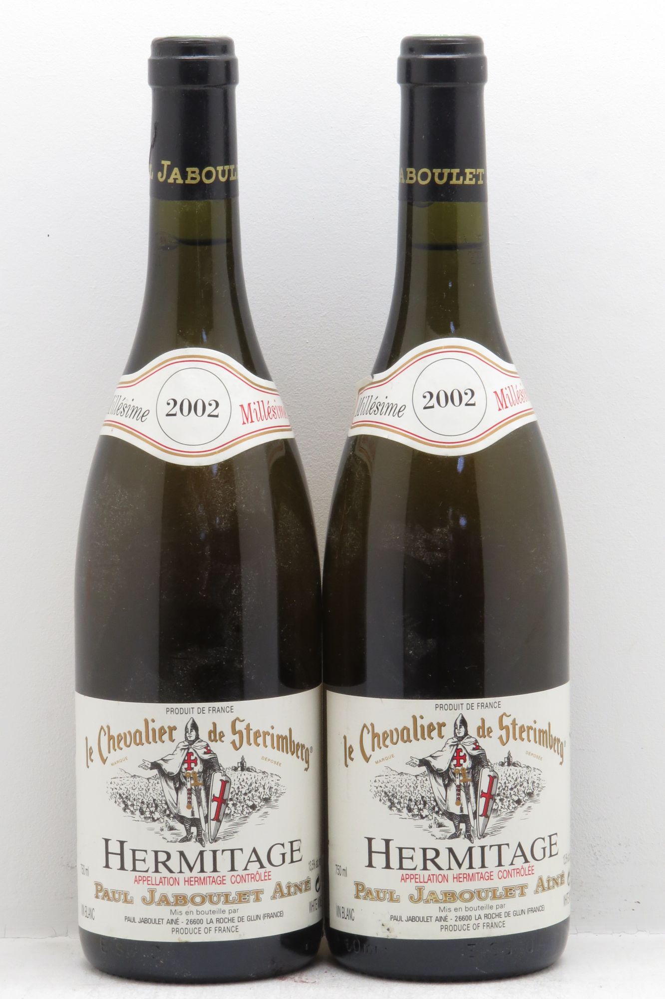 Hermitage Chevalier de Sterimberg Paul Jaboulet Ainé null 2002 - Lot of 2 bottles - 0