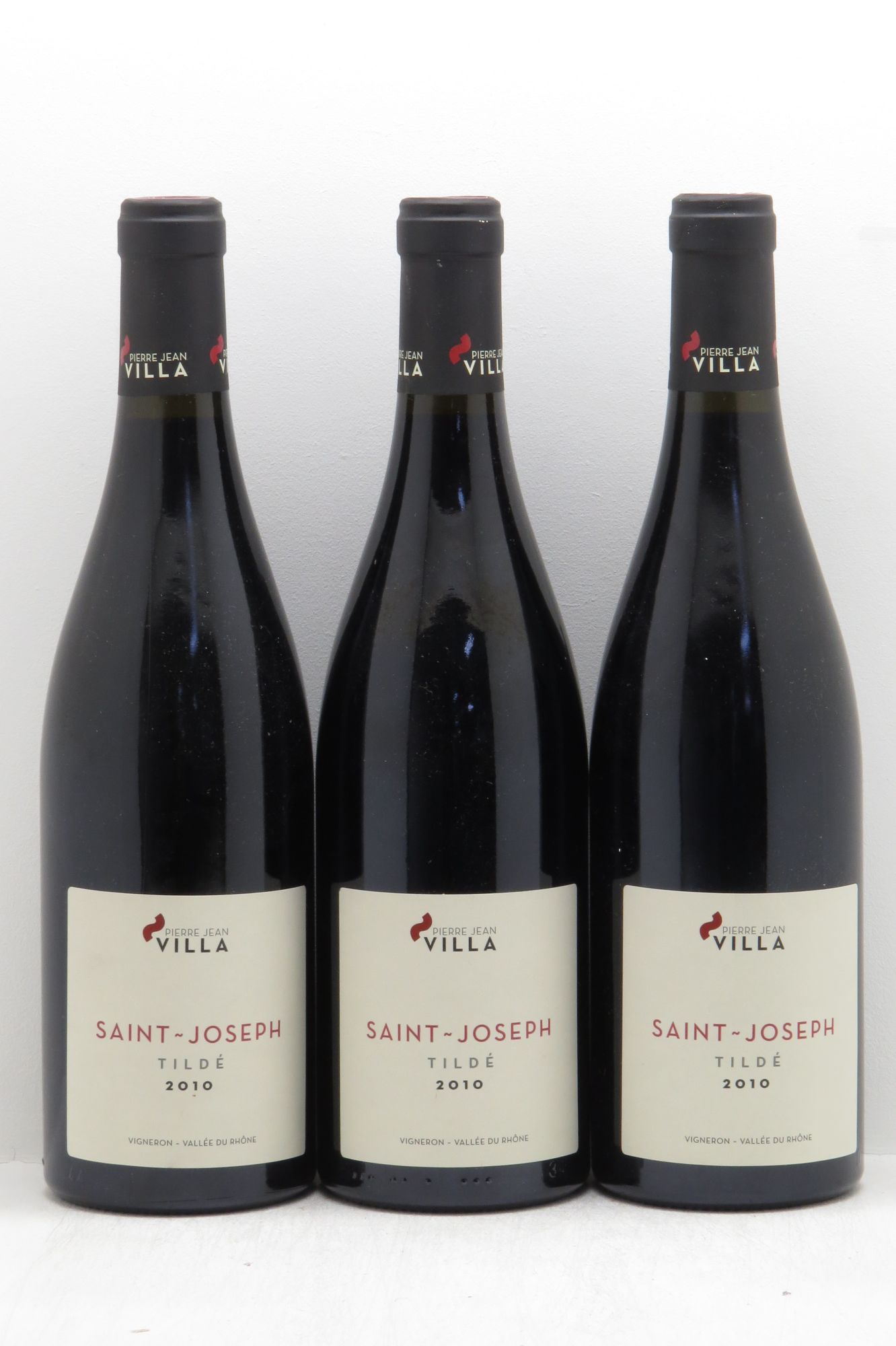 Saint-Joseph Tilde Pierre Jean Villa(sans prix de réserve - no reserve) 2010 - Posten von 3 Flaschen - 0