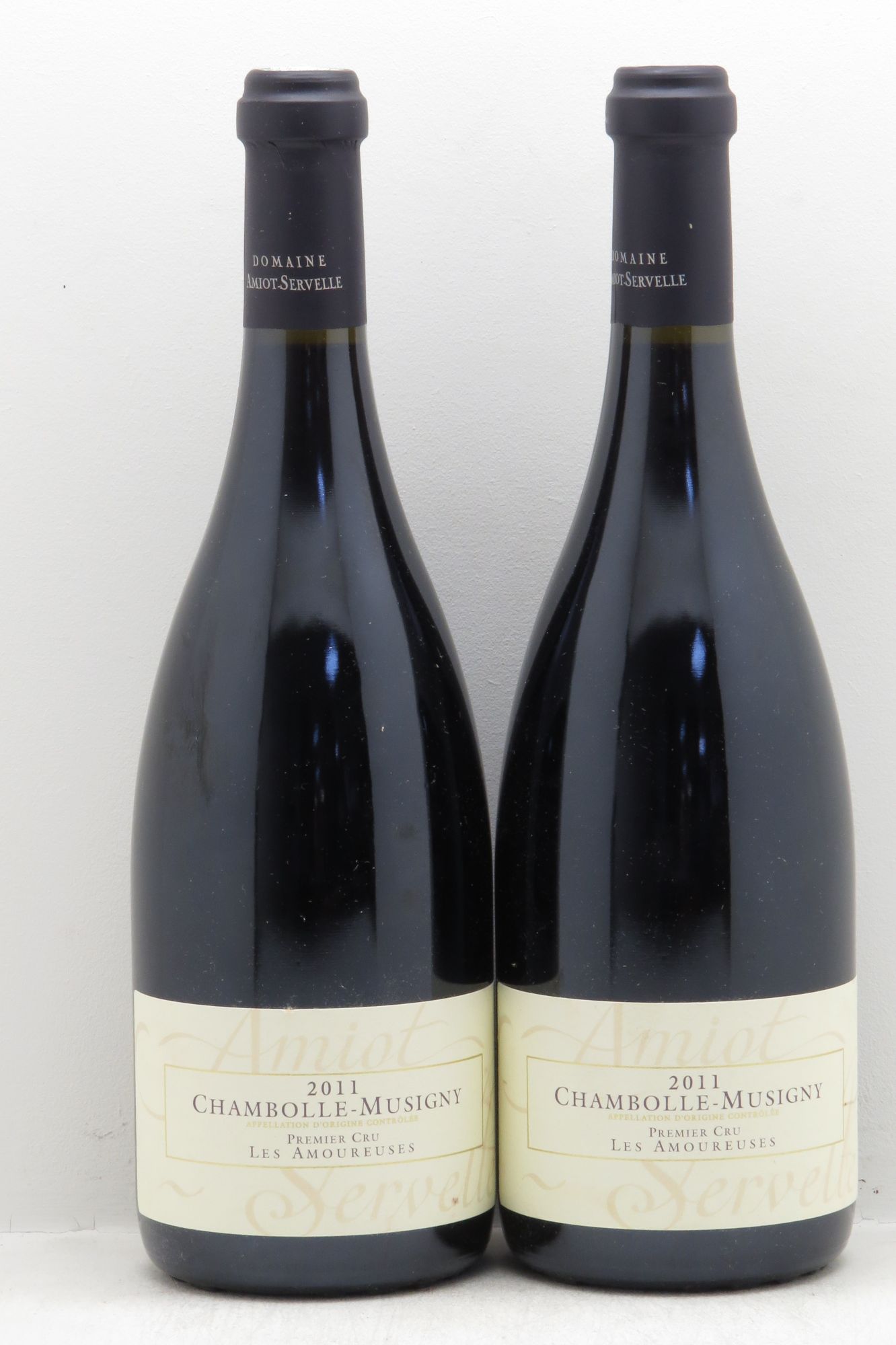 Chambolle-Musigny 1er Cru Les Amoureuses Amiot-Servelle 2011 - Lot de 2 bouteilles - 0