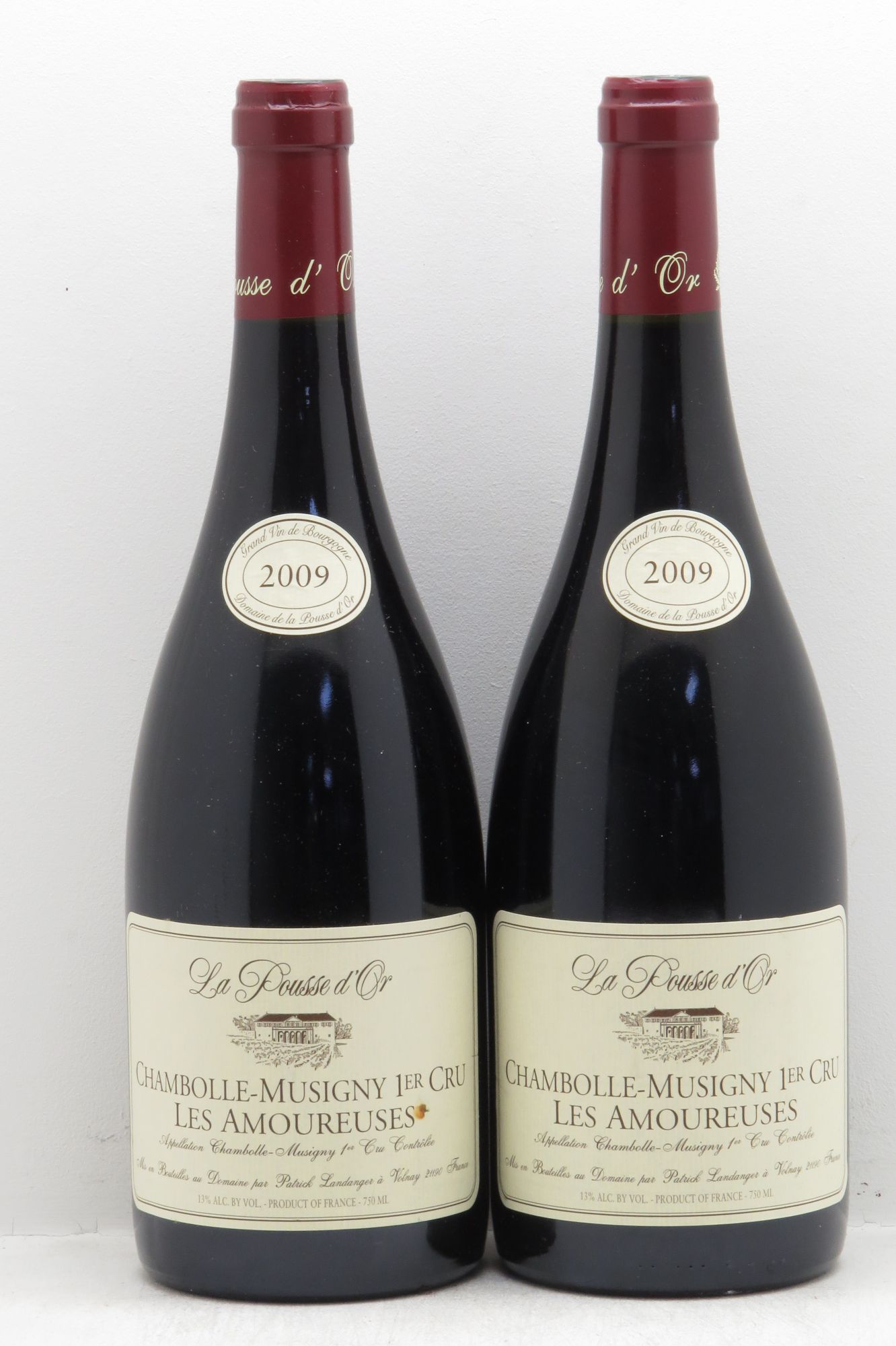 Chambolle-Musigny 1er Cru Les Amoureuses La Pousse d'Or (Domaine de) 2009 - Lot de 2 bouteilles - 0