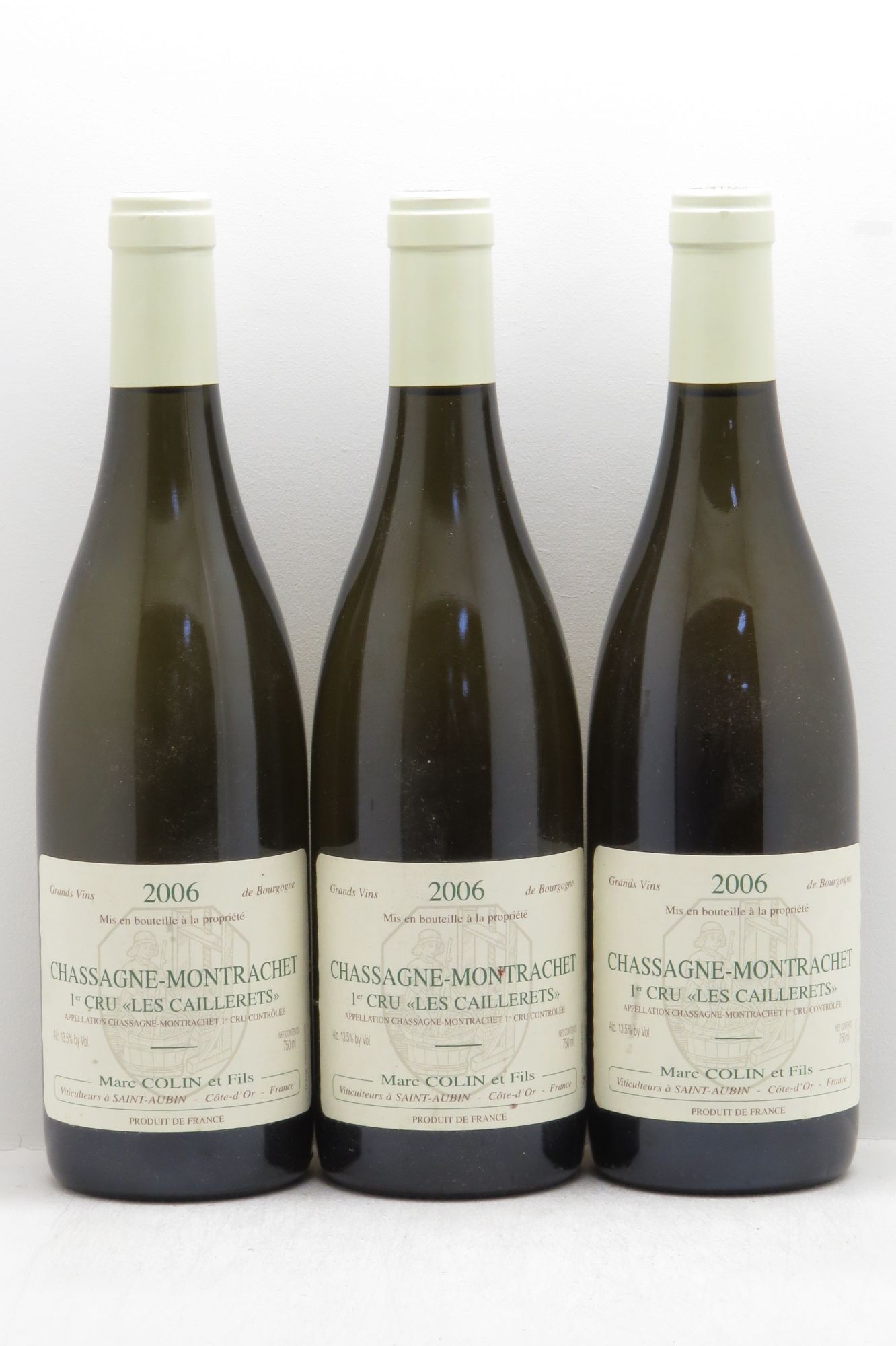 Chassagne-Montrachet 1er Cru null 2006 - Lot of 3 bottles - 0