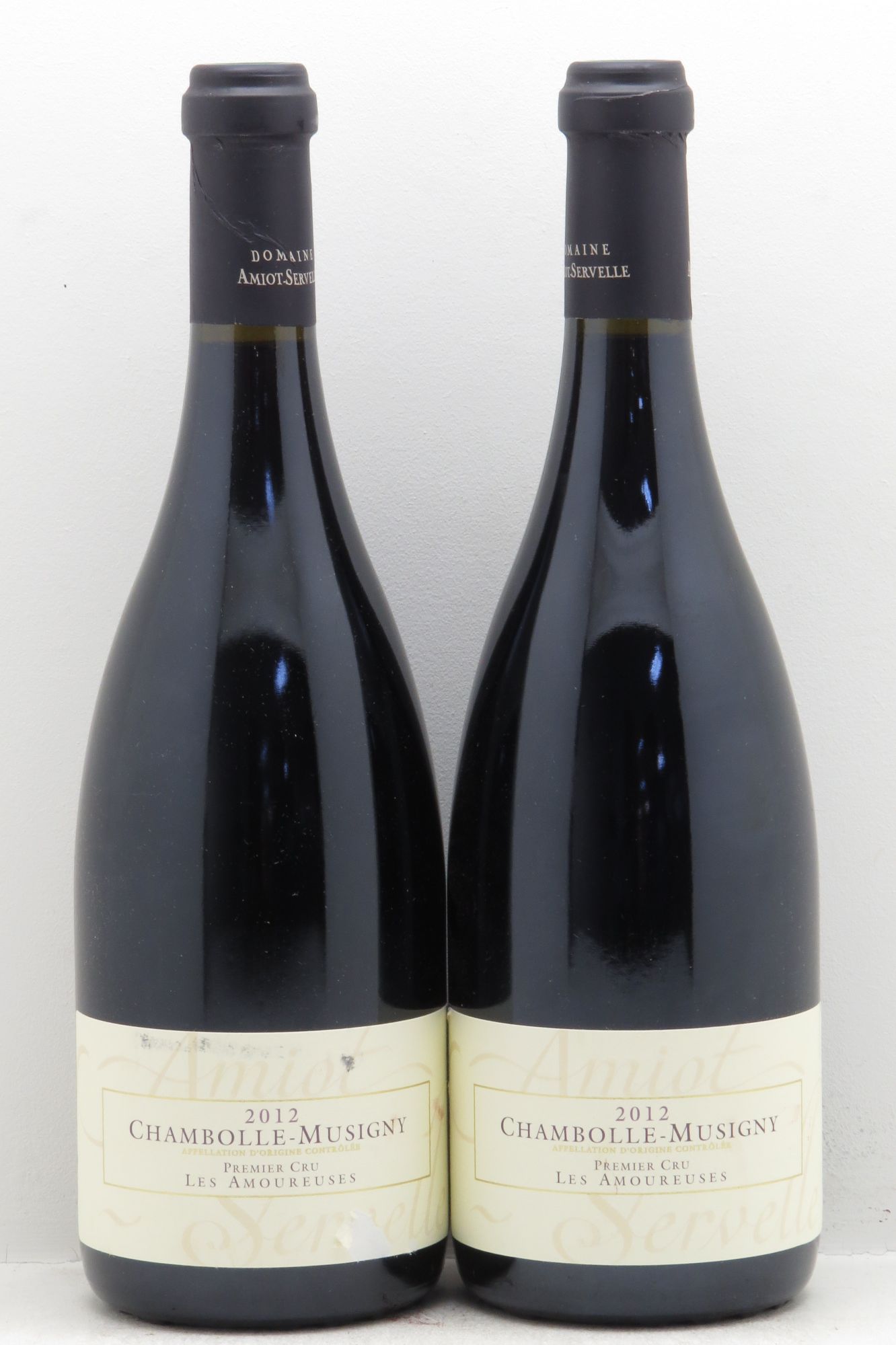 Chambolle-Musigny 1er Cru Les Amoureuses Amiot-Servelle 2012 - Lot de 2 bouteilles - 0