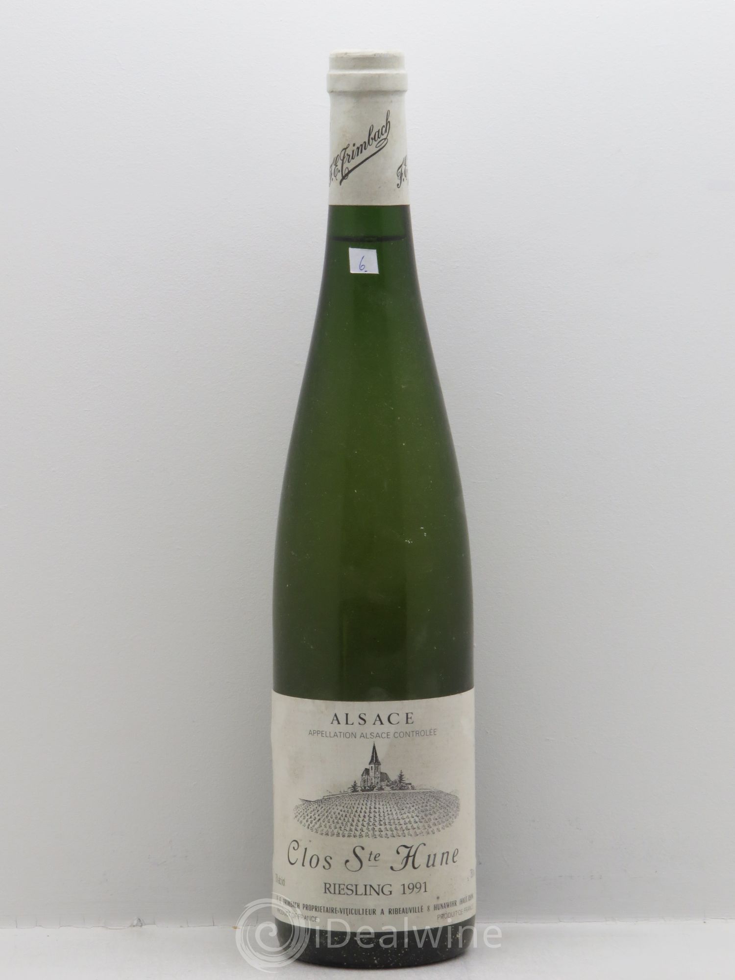 Alsace Riesling Clos Sainte-Hune Trimbach (Domaine) 1991 - Lot de 1 bouteille - 0
