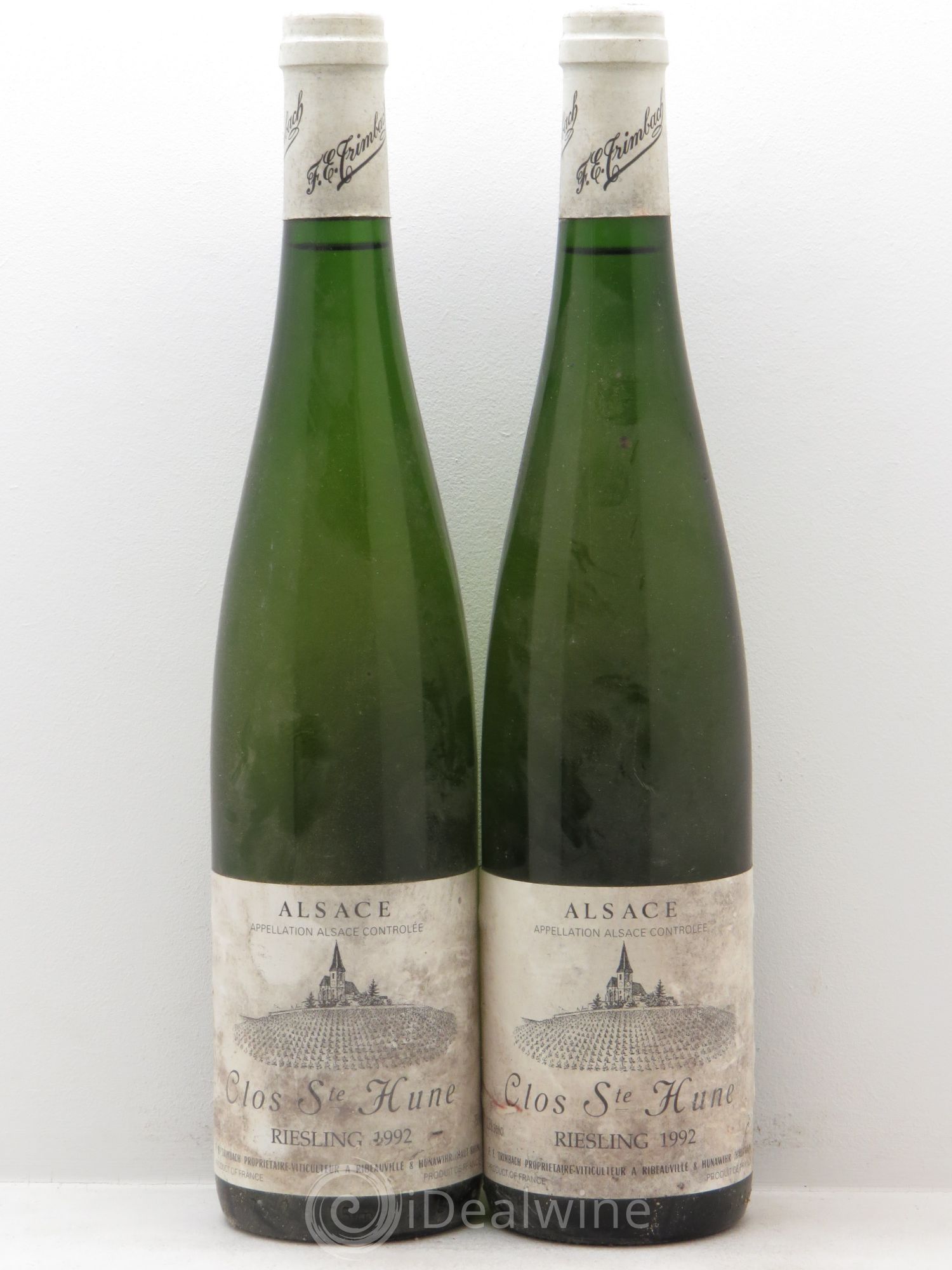 Alsace Riesling Clos Sainte-Hune Trimbach (Domaine) 1992 - Lot de 2 bouteilles - 0