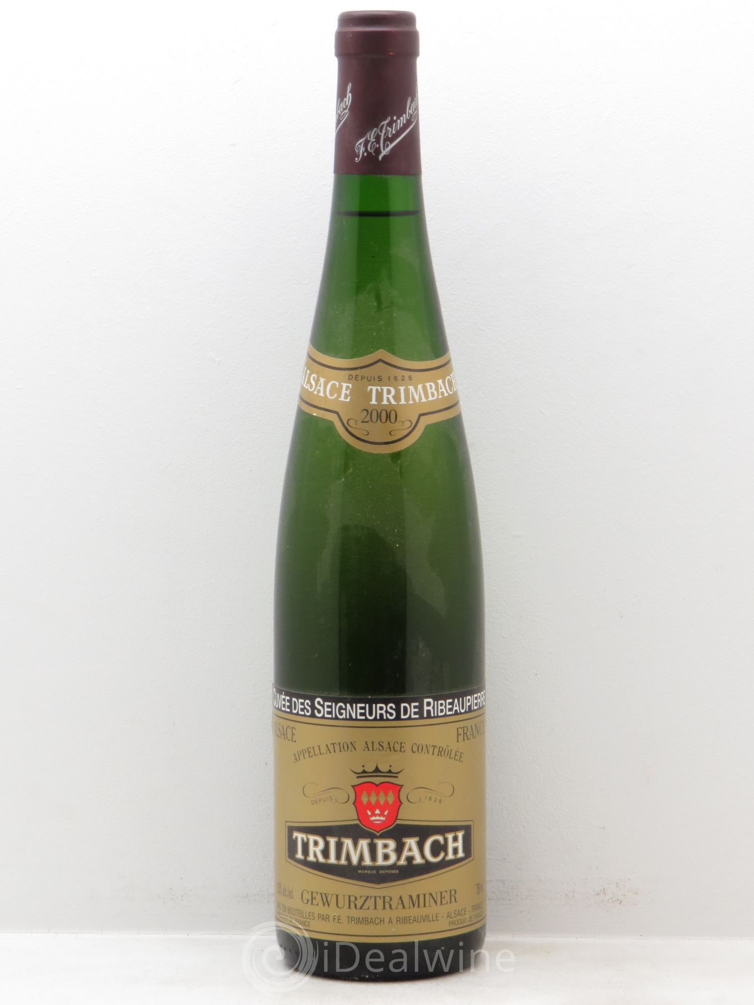 Alsace Gewurztraminer Seigneurs de Ribeaupierre Trimbach (Domaine) (sans prix de réserve - no reserve) 2000 - Posten von 1 Flasche - 0