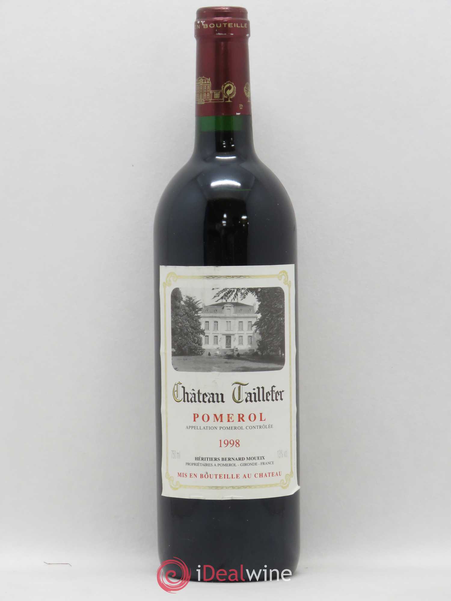 Château Taillefer 1998 - Lot de 1 bouteille - 0