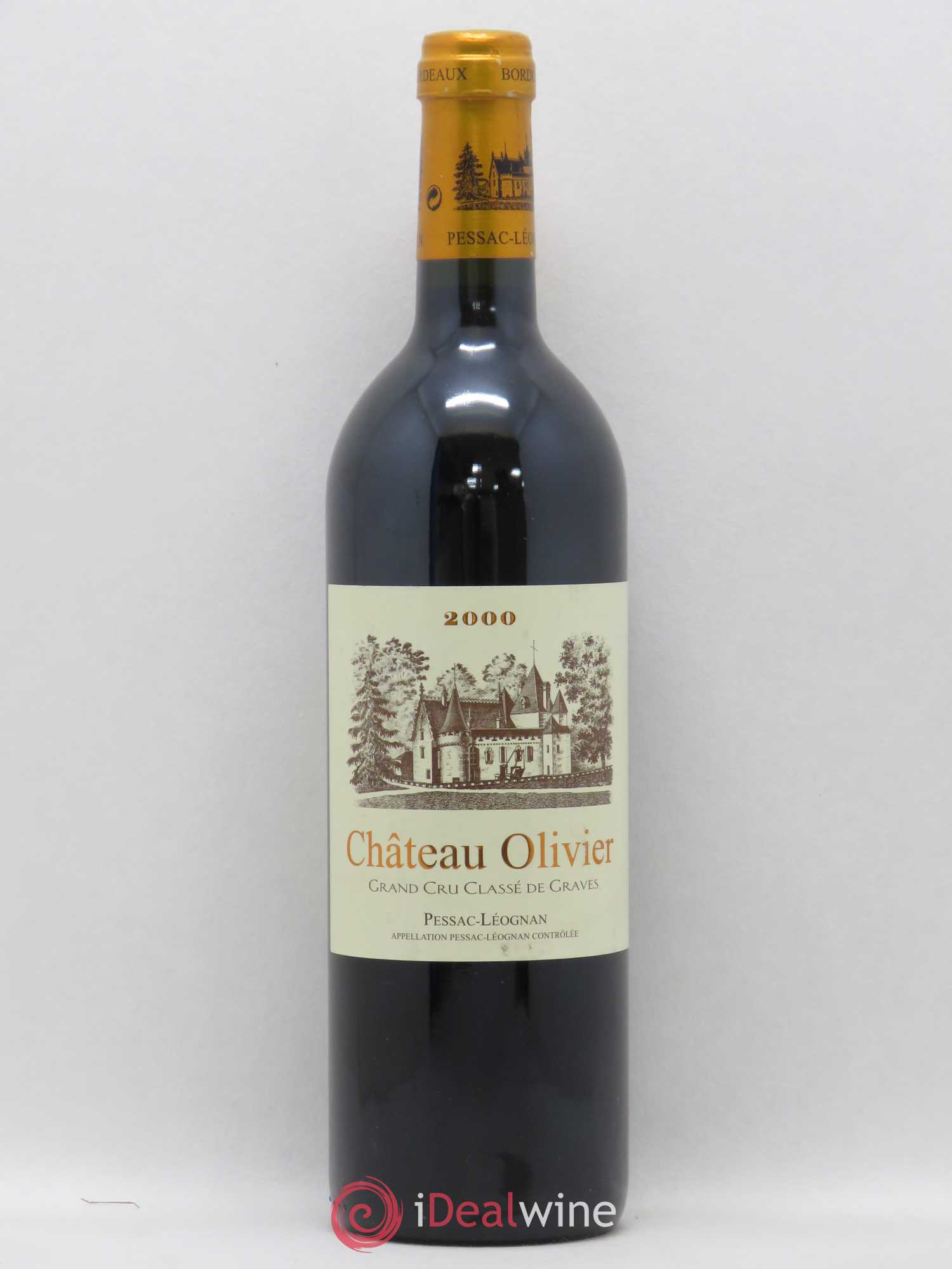 Château Olivier Cru Classé de Graves 2000 - Lot de 1 bouteille - 0