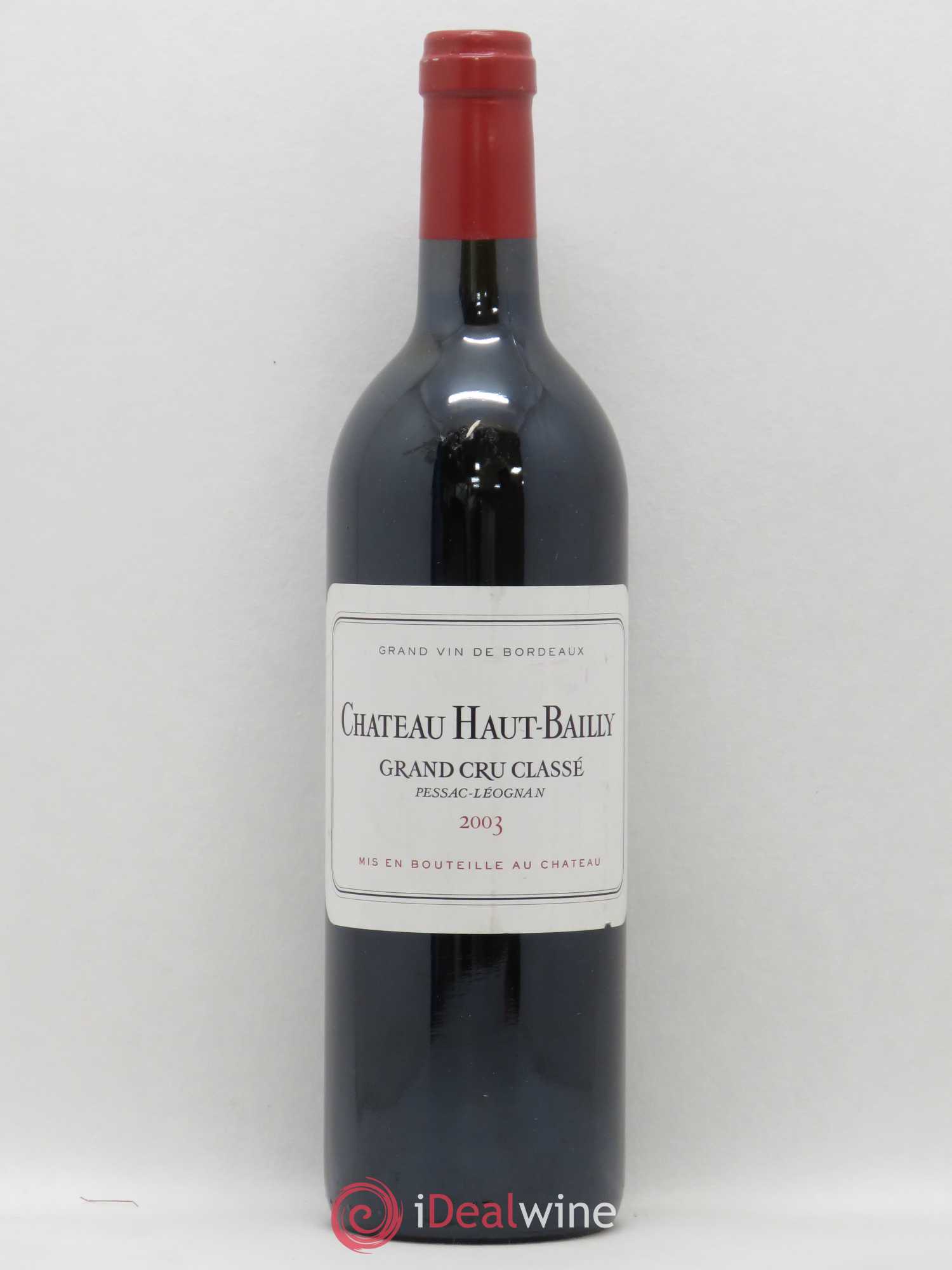 Château Haut-Bailly Cru Classé de Graves 2003 - Lot de 1 bouteille - 0