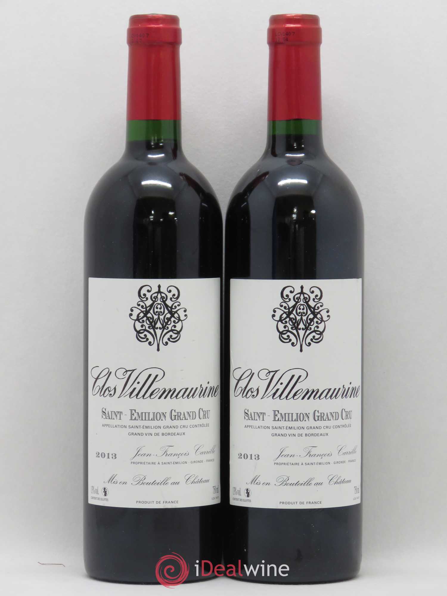 Château Villemaurine Grand Cru Classé 2013 - Lot de 2 bouteilles - 0