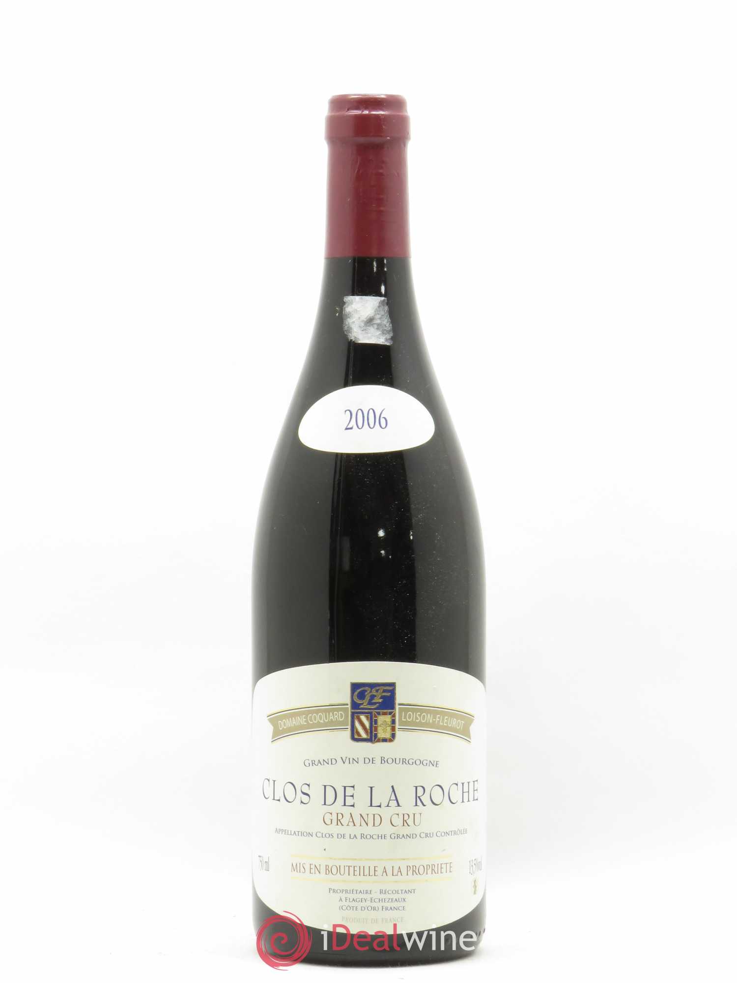 Clos de la Roche Grand Cru Coquard Loison-Fleurot 2006 - Posten von 1 Flasche - 0