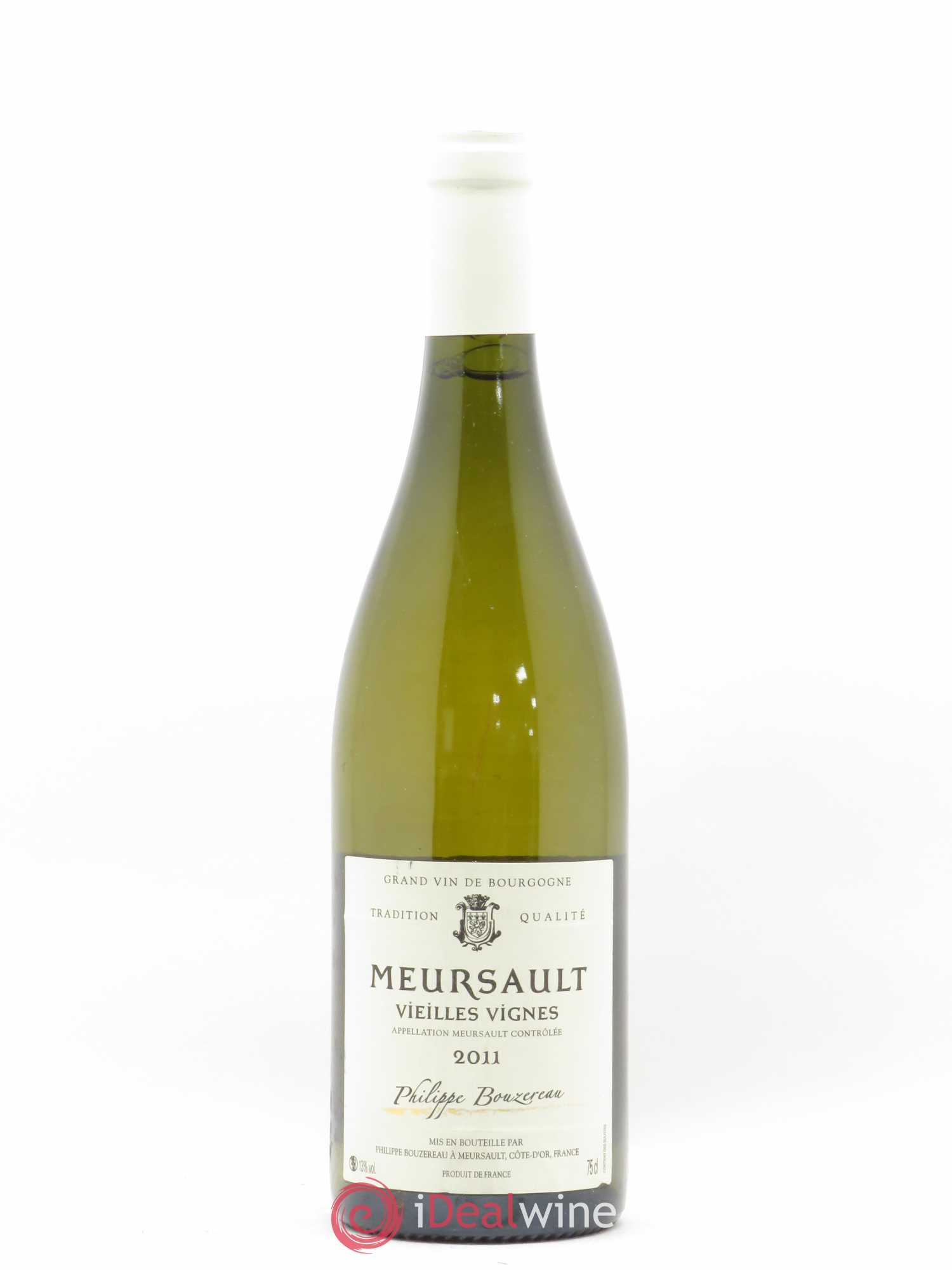 Meursault Vieilles Vignes Philippe Bouzereau 2011 - Posten von 1 Flasche - 0