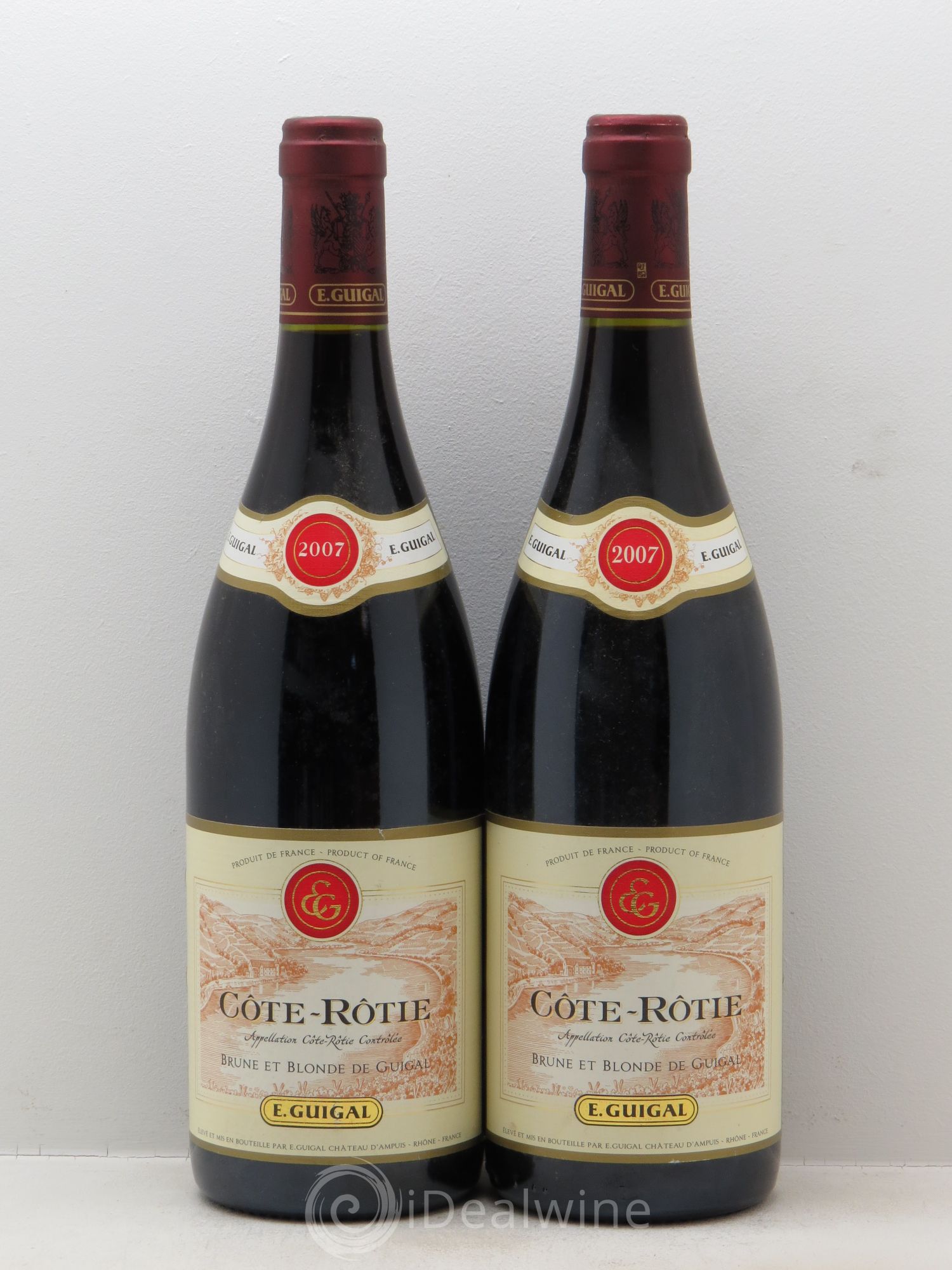 Côte-Rôtie Côtes Brune et Blonde Guigal 2007 - Lot de 2 bouteilles - 0