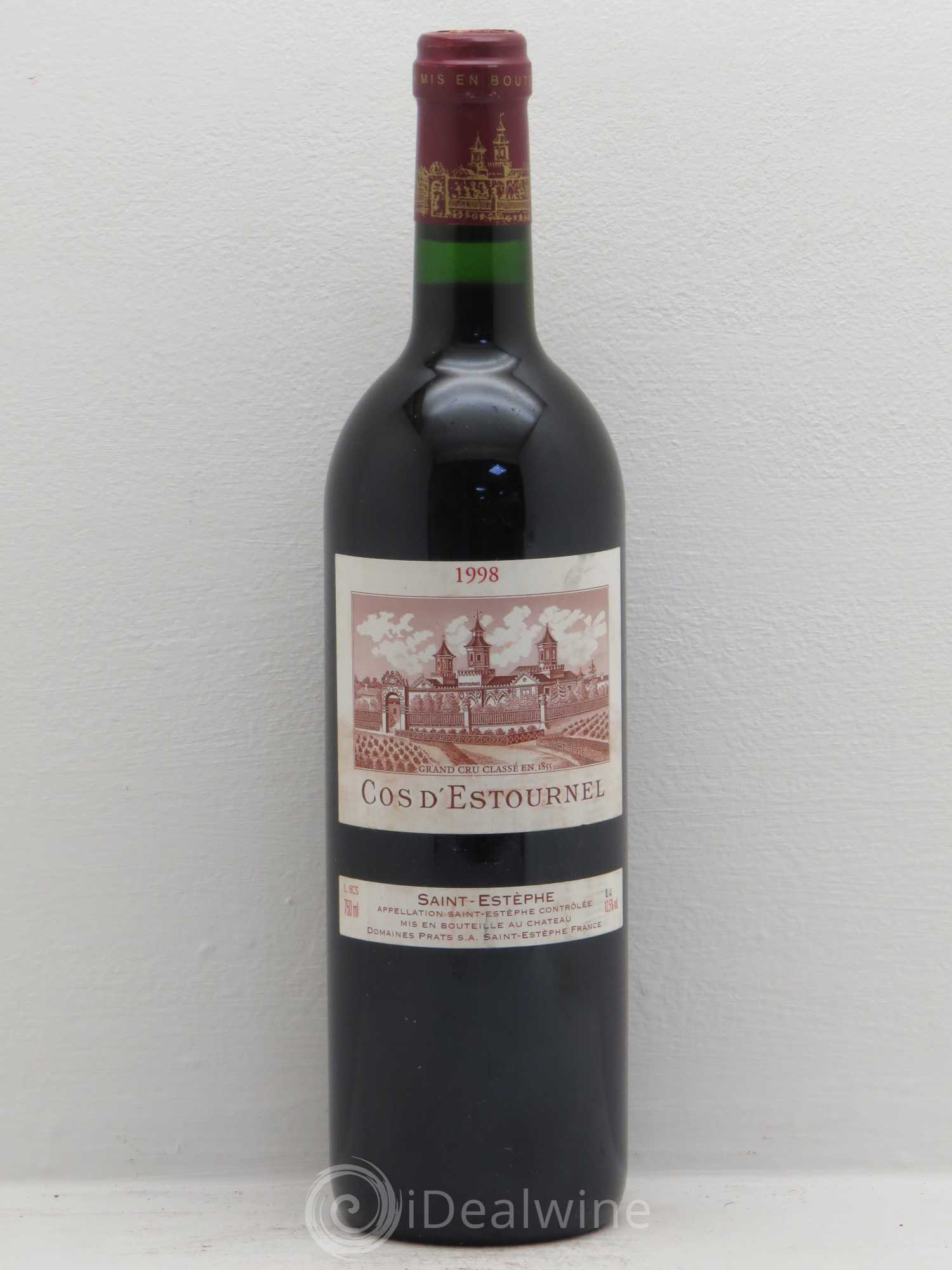 Cos d'Estournel 2ème Grand Cru Classé 1998 - Lot de 1 bouteille - 0