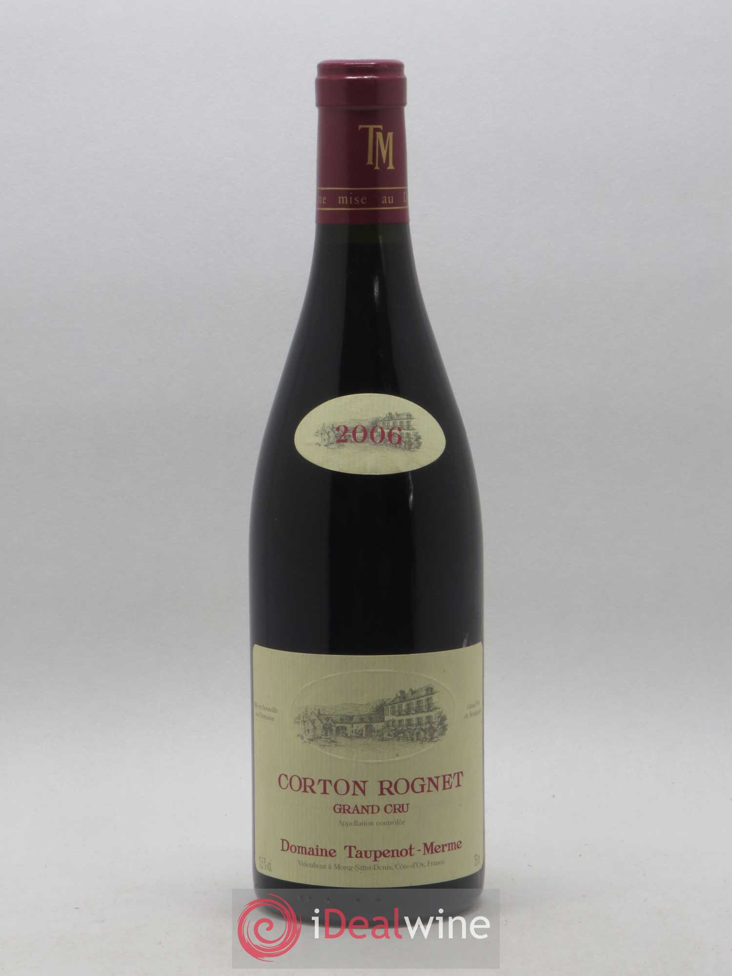 Corton Grand Cru Taupenot Merme Rognet 2006 - Lot de 1 bouteille - 0
