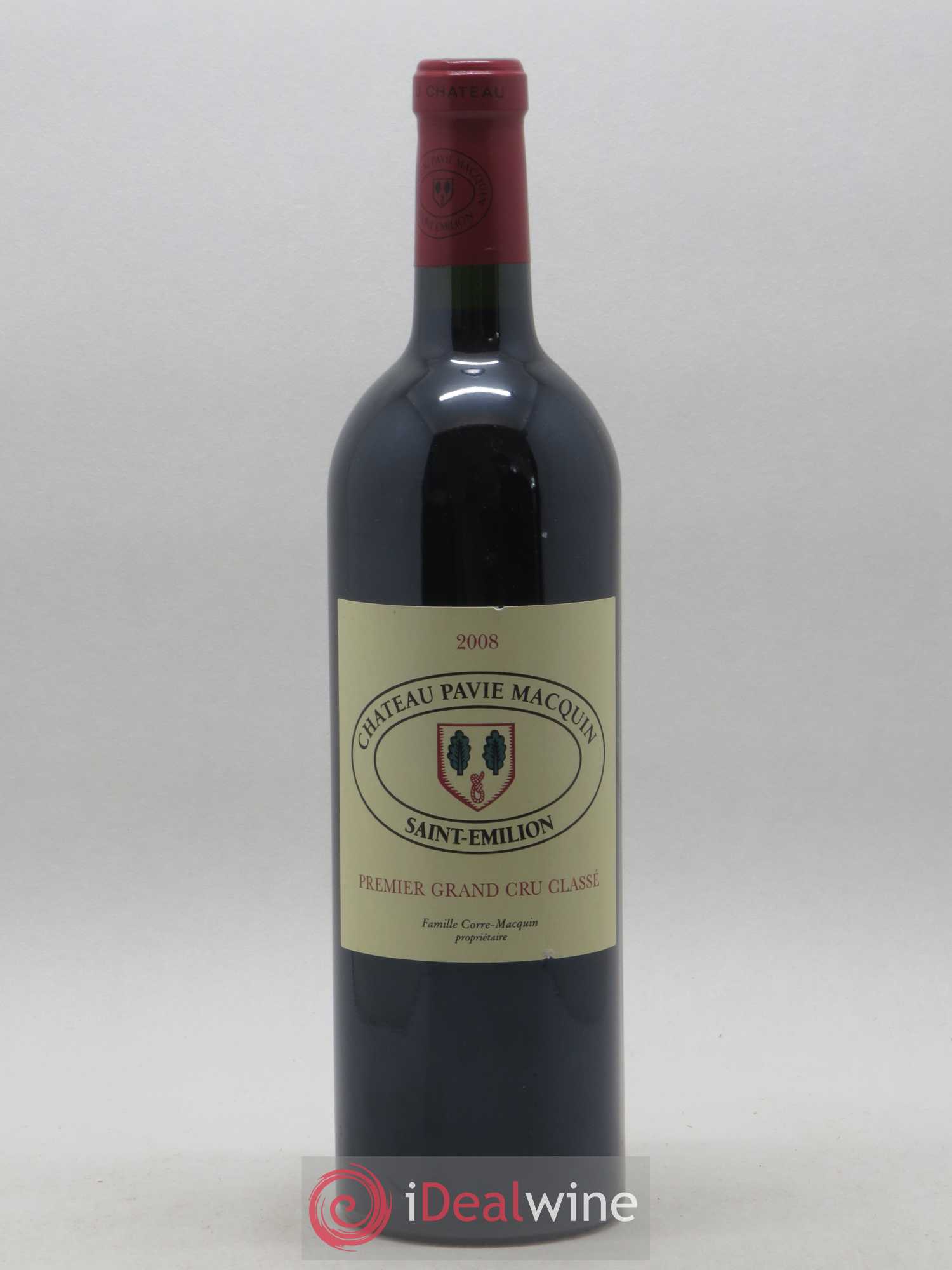 Château Pavie Macquin 1er Grand Cru Classé B 2008 - Lot de 1 bouteille - 0