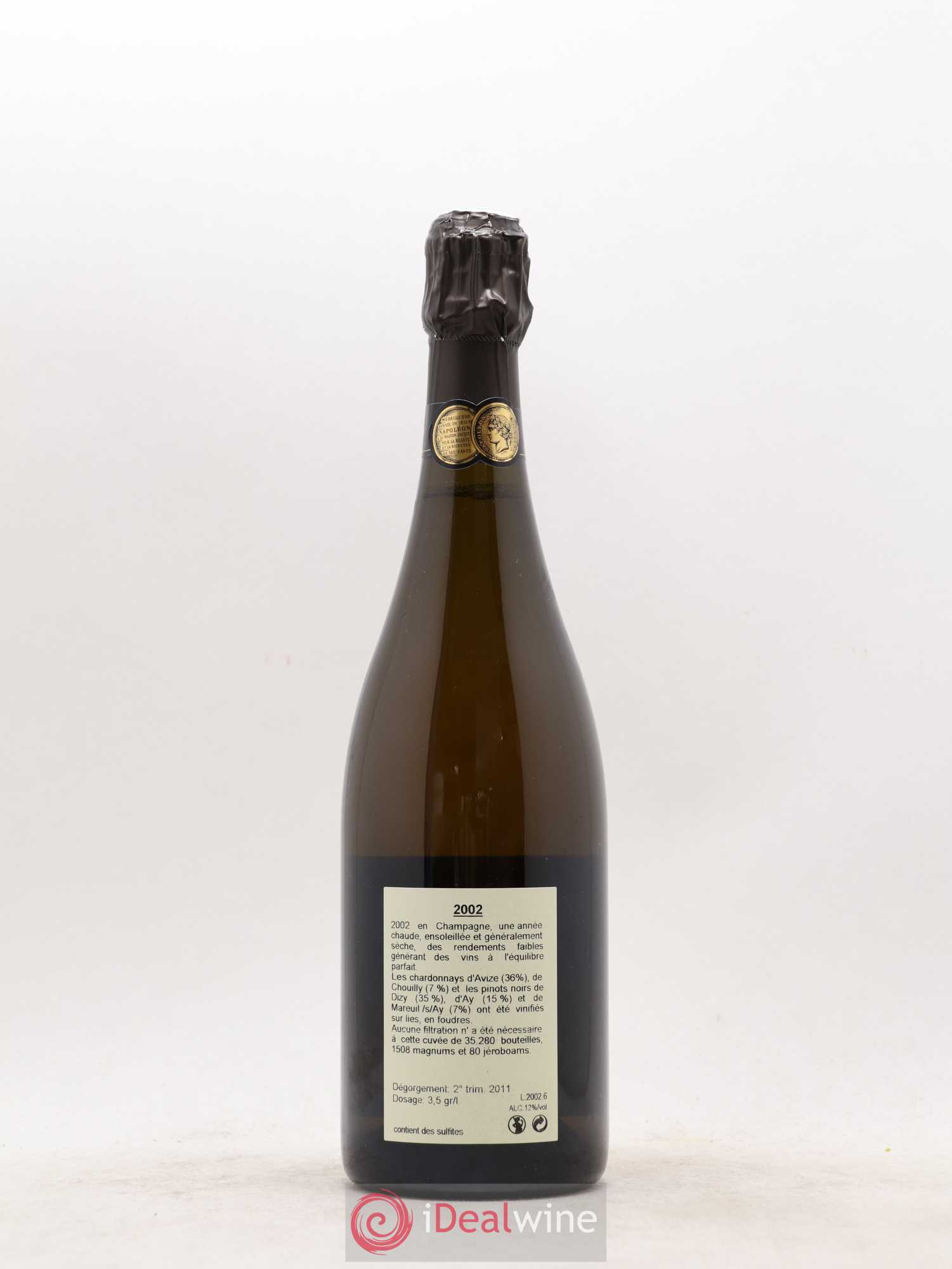 Millésimé Jacquesson 2002 - Lot de 1 bouteille - 1