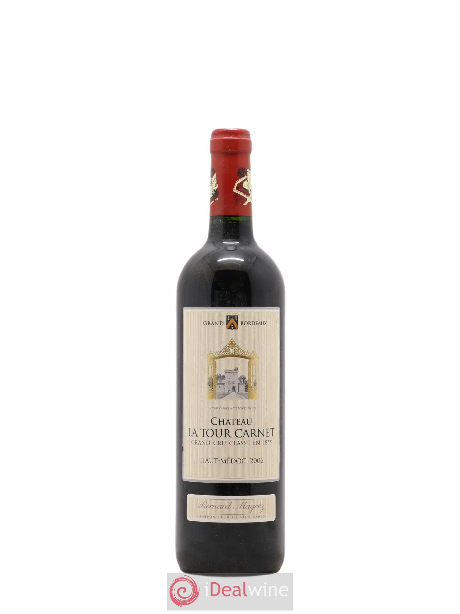 Château la Tour Carnet 4ème Grand Cru Classé 2006 - Lot de 1 bouteille - 0
