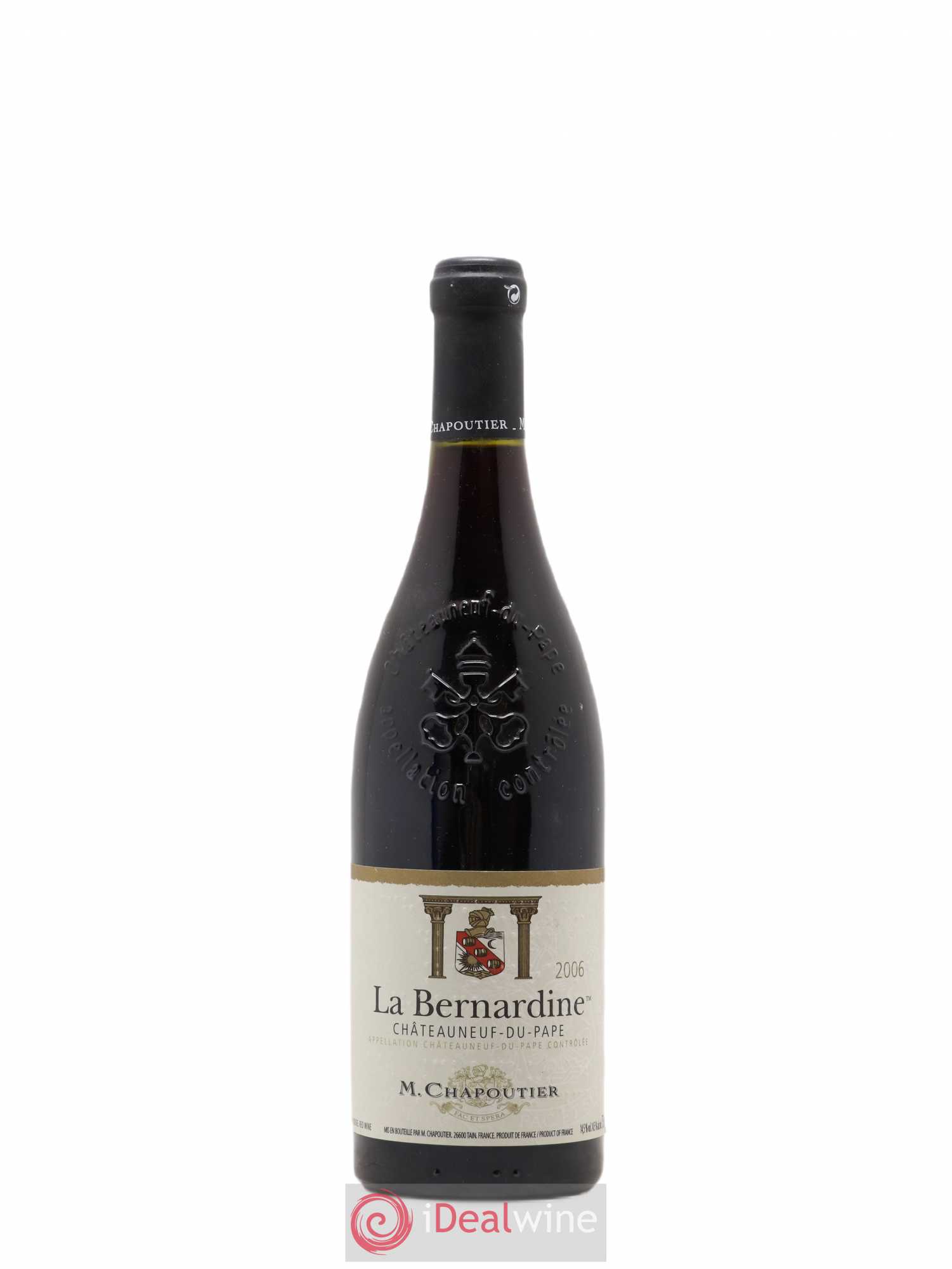 Châteauneuf-du-Pape La Bernardine Chapoutier 2006 - Lot de 1 bouteille - 0