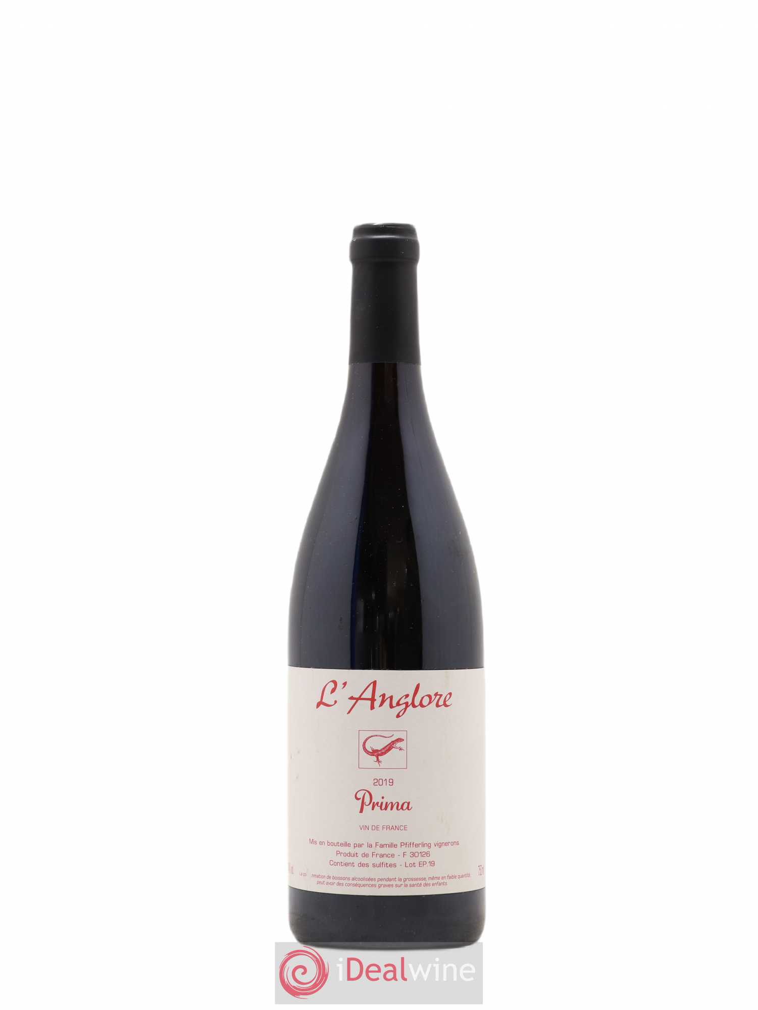 Vin de France Prima L'Anglore 2019 - Lot de 1 bouteille - 0