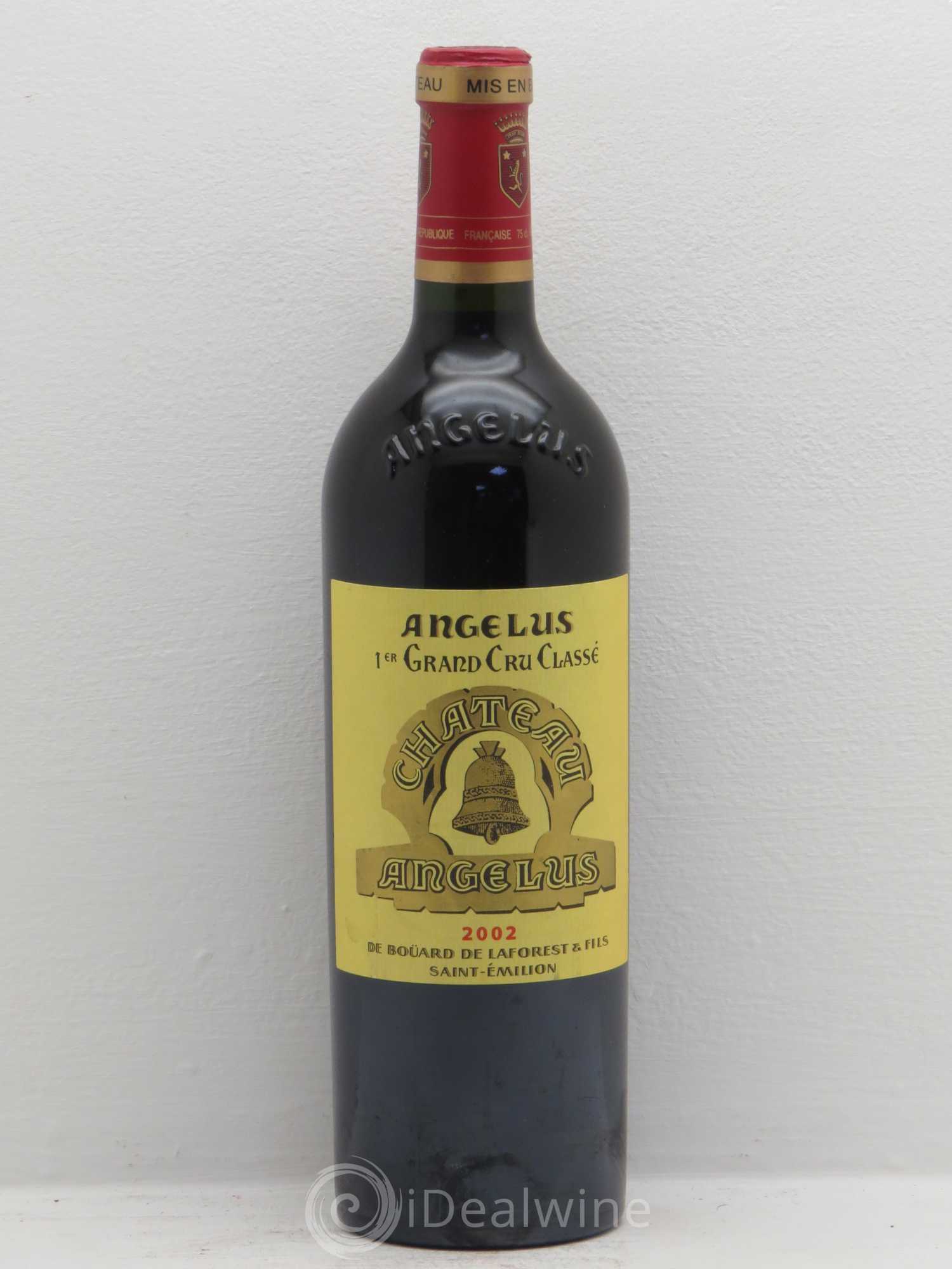 Château Angélus 1er Grand Cru Classé A 2002 - Lot de 1 bouteille - 0
