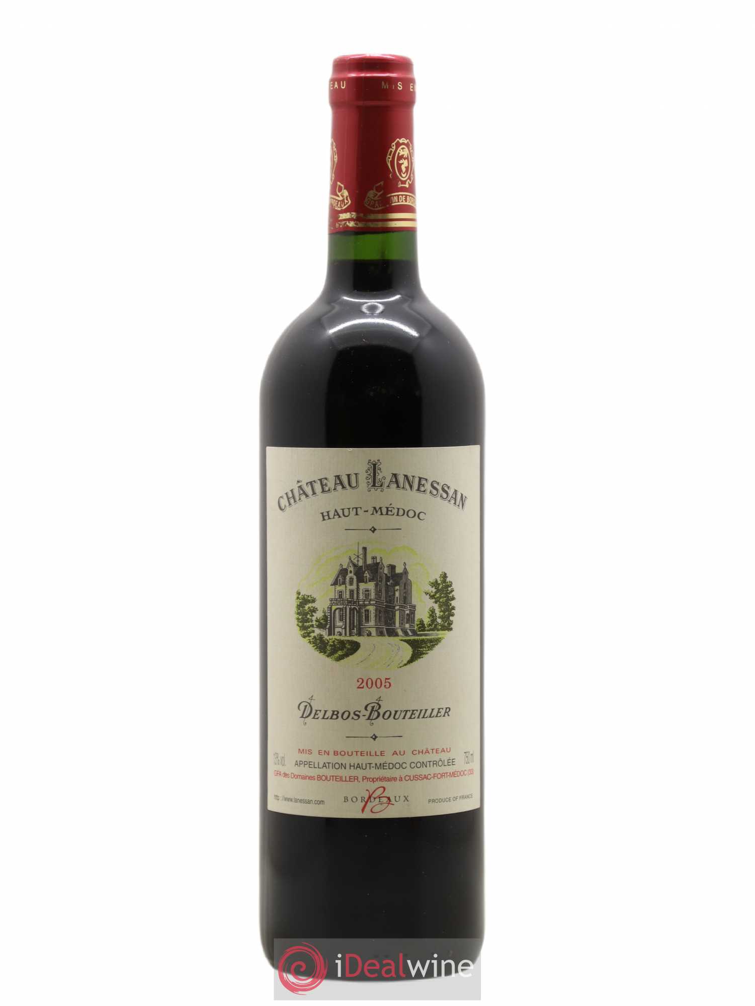 Château Lanessan Cru Bourgeois 2005 - Lot de 1 bouteille - 0