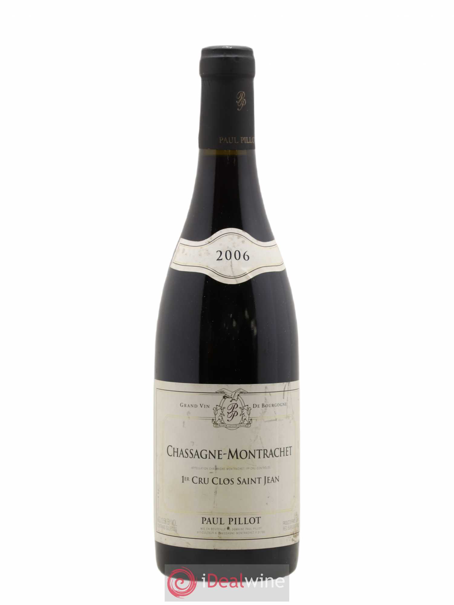 Chassagne-Montrachet 1er Cru Clos Saint Jean Paul Pillot 2006 - Posten von 1 Flasche - 0