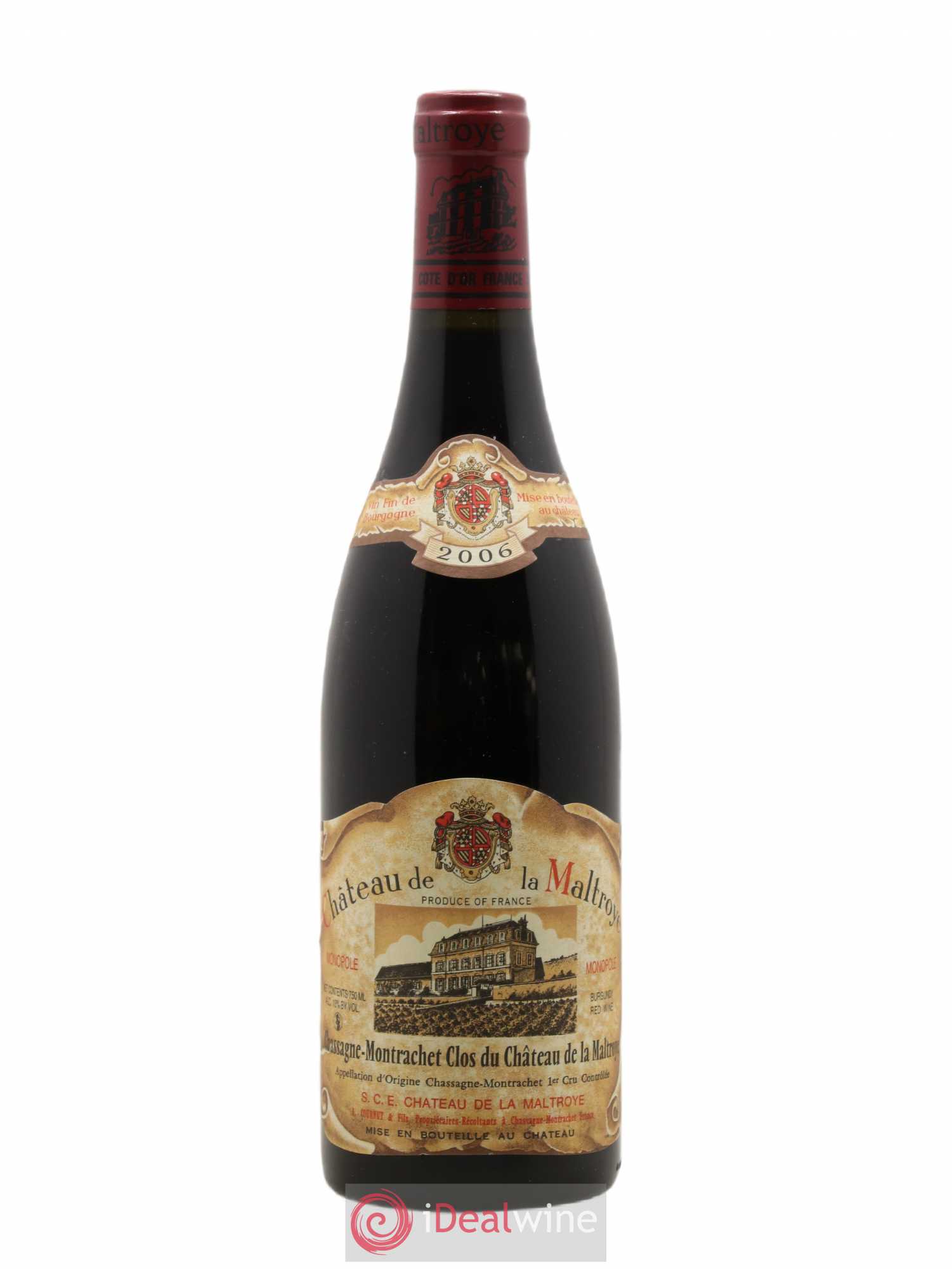 Chassagne-Montrachet 1er cru Clos du Chateau de La Maltroye 2006 - Posten von 1 Flasche - 0