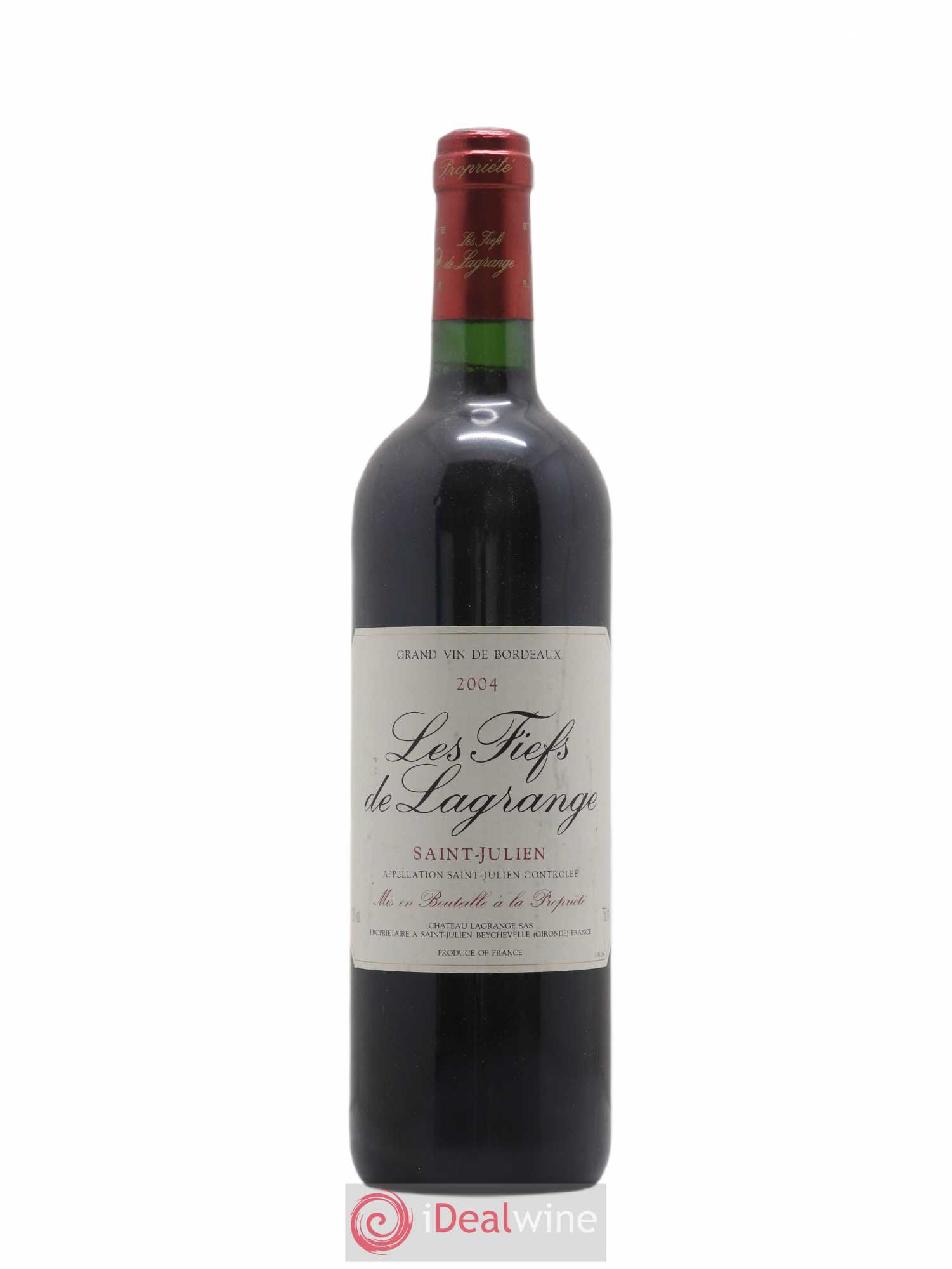 Les Fiefs de Lagrange Second Vin 2004 - Lot de 1 bouteille - 0