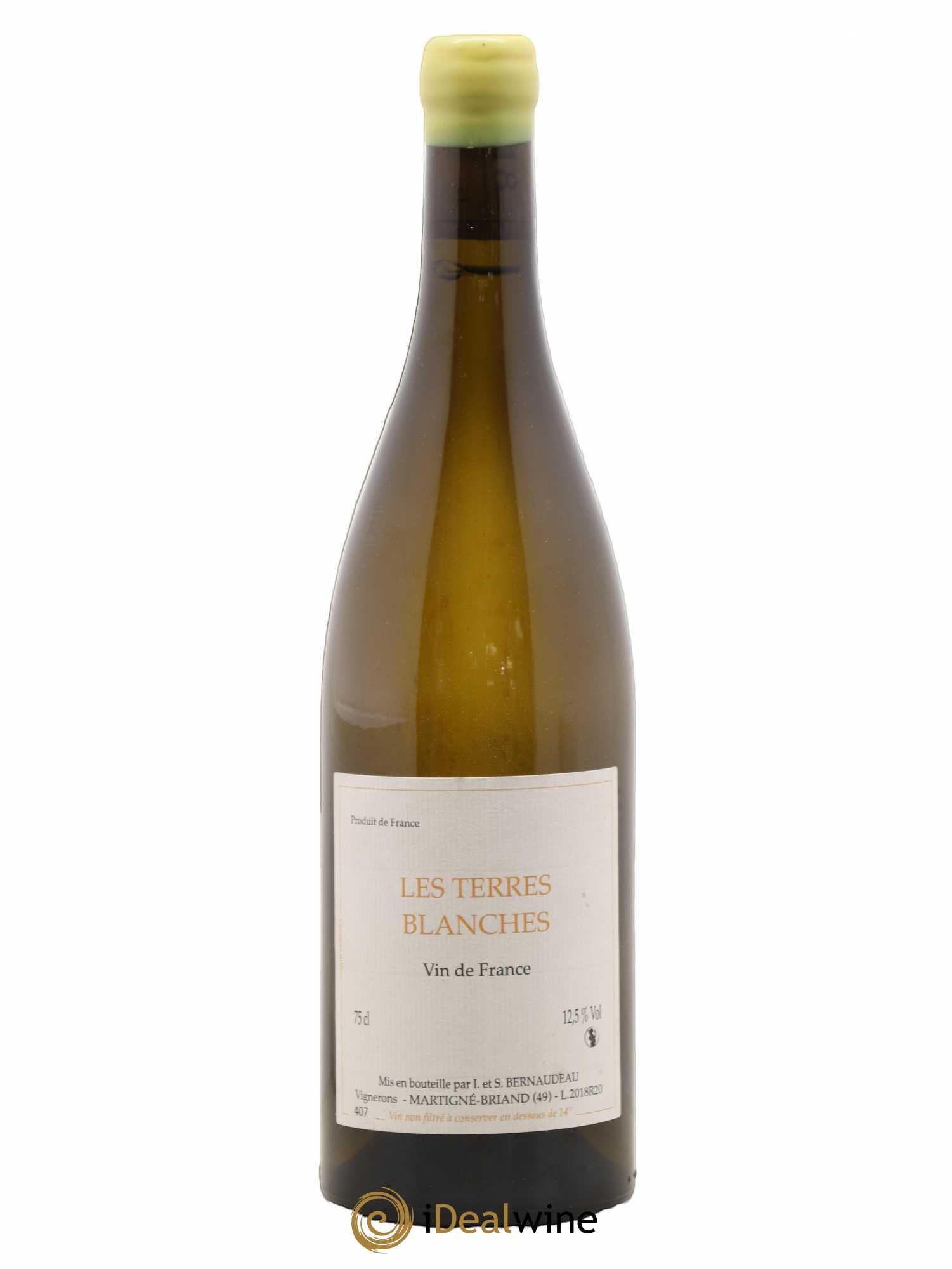 Vin de France Les Terres Blanches Stéphane Bernaudeau 2018 - Posten von 1 Flasche - 0