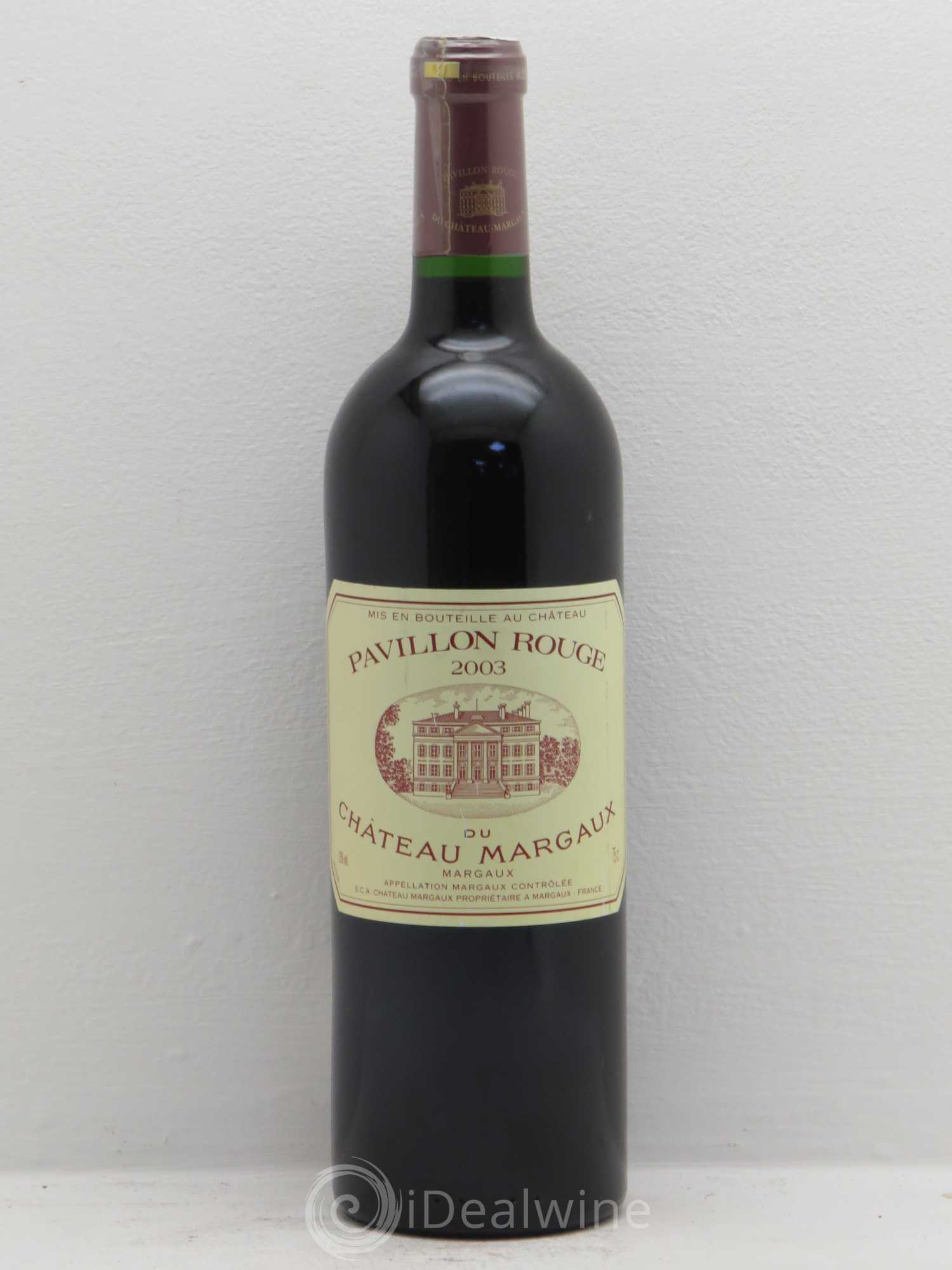 Pavillon Rouge du Château Margaux Second Vin 2003 - Lot de 1 bouteille - 0