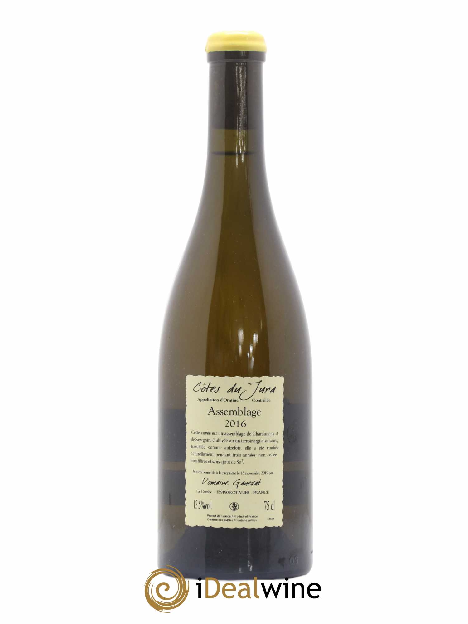 Côtes du Jura Cuvée Orégane Jean-François Ganevat (Domaine) 2016 - Lot de 1 bouteille - 1