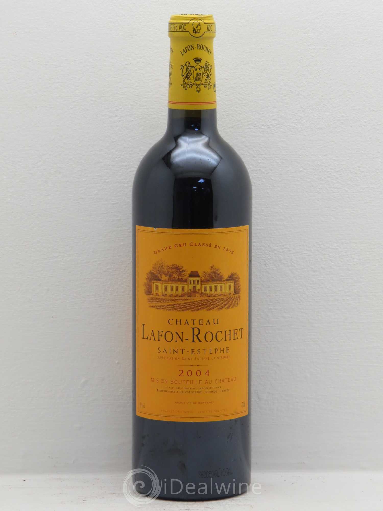 Château Lafon Rochet 4ème Grand Cru Classé 2004 - Lot de 1 bouteille - 0