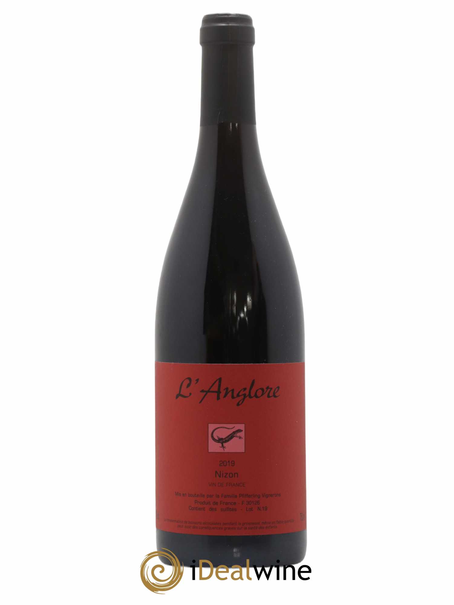 Vin de France Nizon L'Anglore 2019 - Lot de 1 bouteille - 0