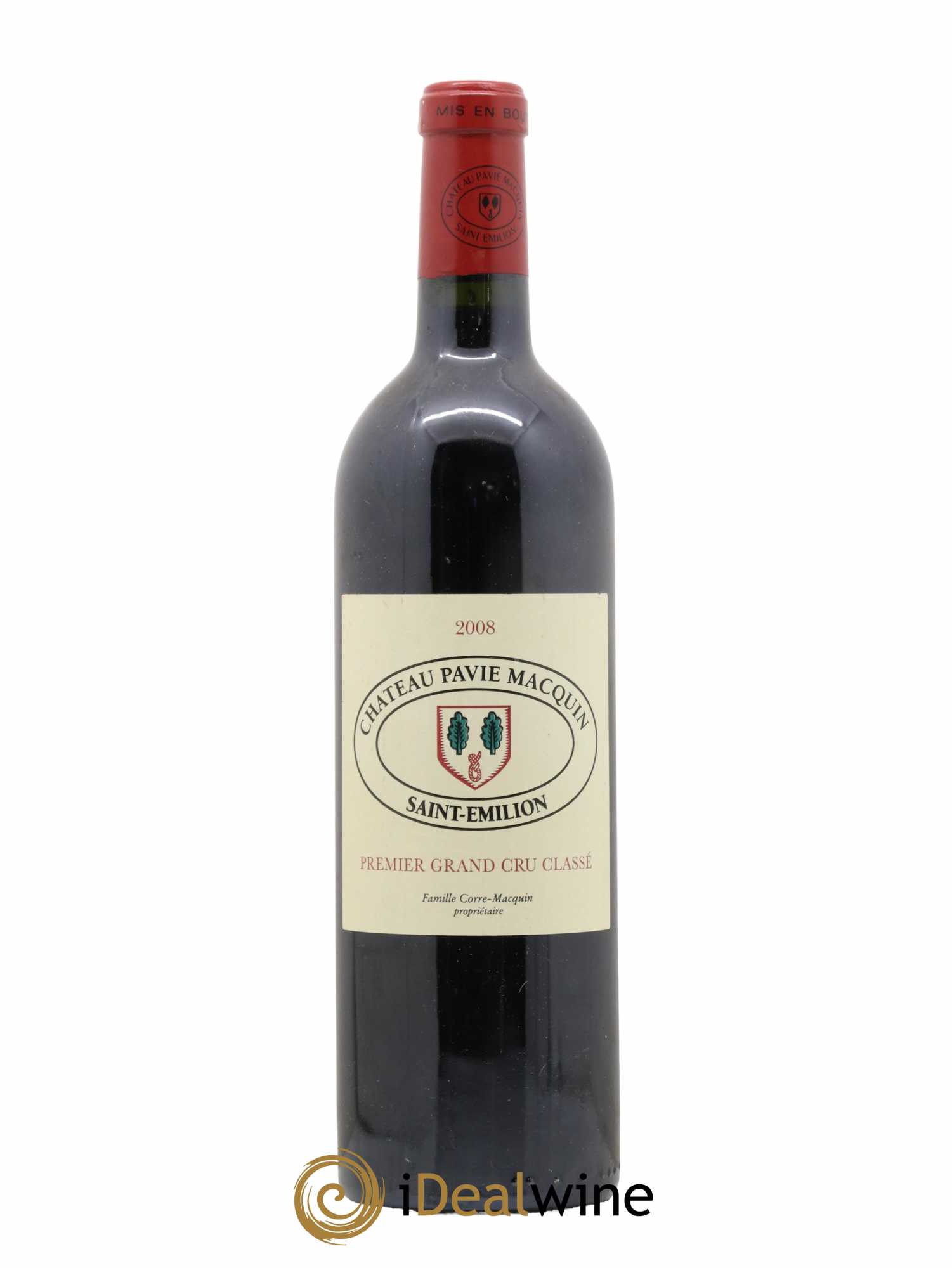 Château Pavie Macquin 1er Grand Cru Classé B 2008 - Lot de 1 bouteille - 0
