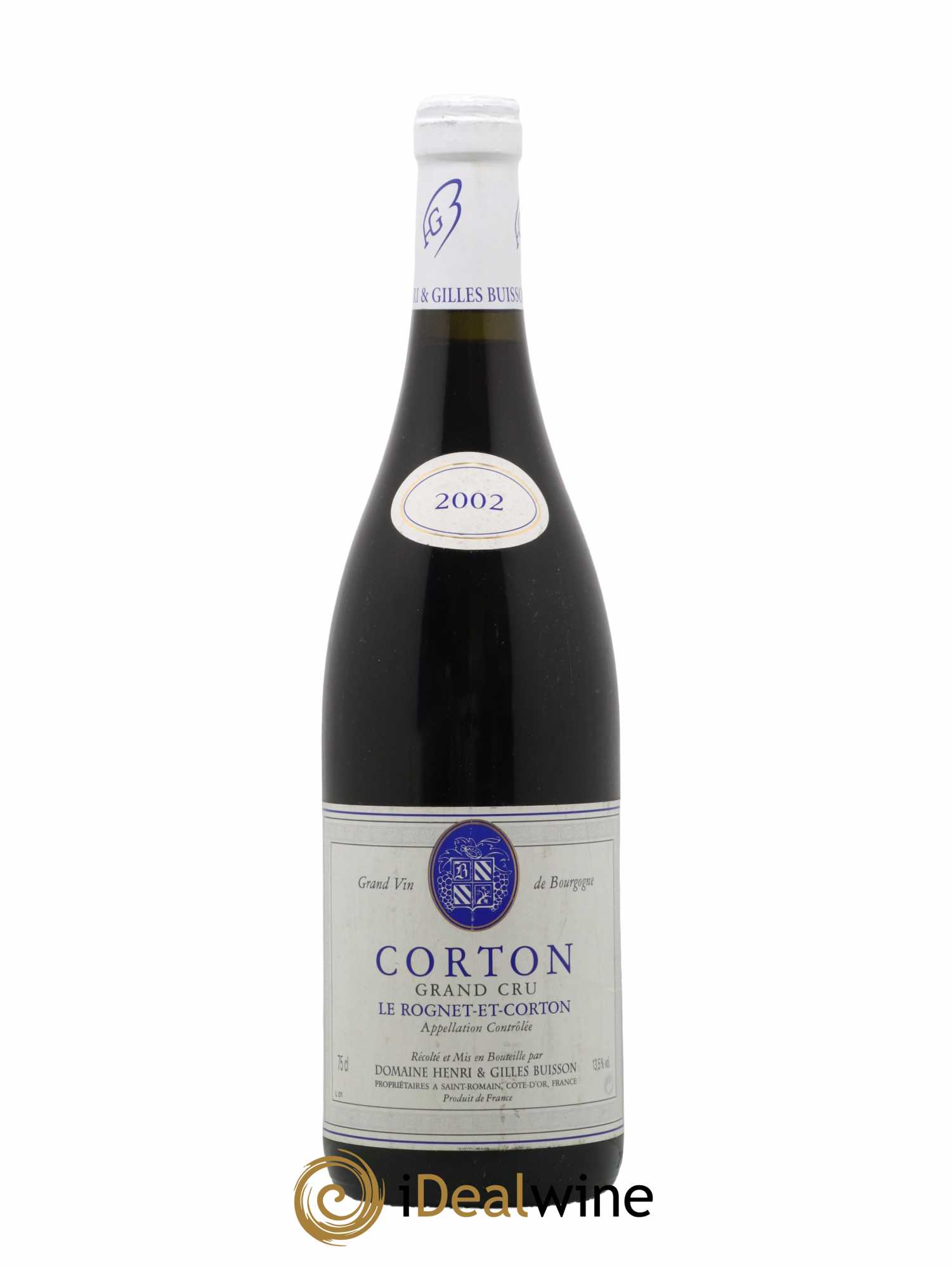Corton Grand Cru Le Rognet-et-Corton Henri et Gilles Buisson (Domaine) 2002 - Lot de 1 bouteille - 0